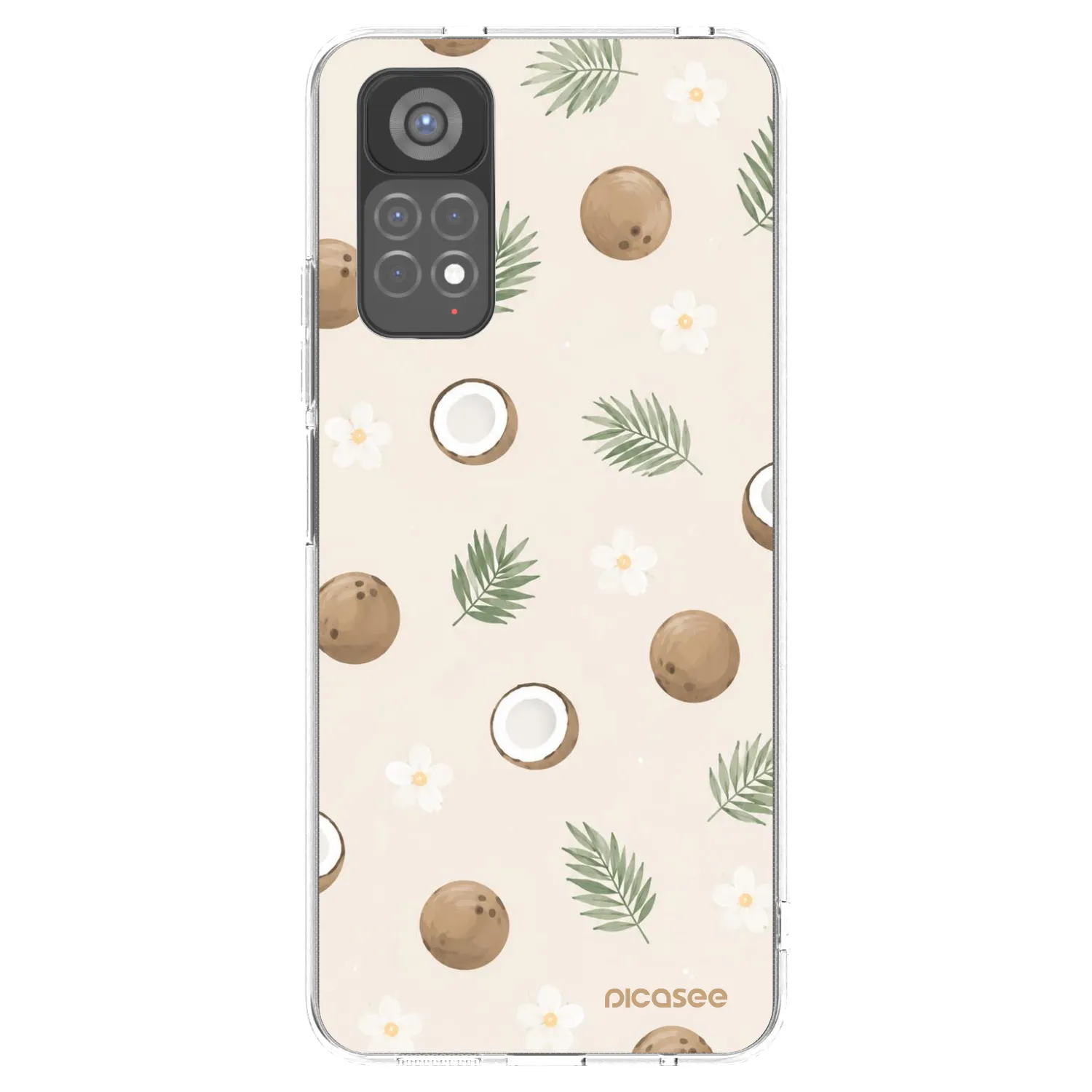 Picasee husă transparentă din silicon pentru Xiaomi Redmi Note 11S 5G - Coconut Breeze