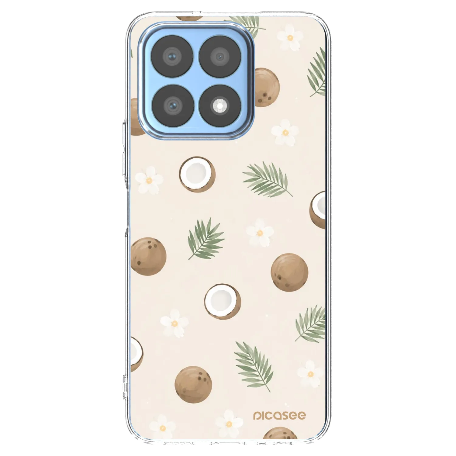 Picasee husă transparentă din silicon pentru Honor X8a - Coconut Breeze
