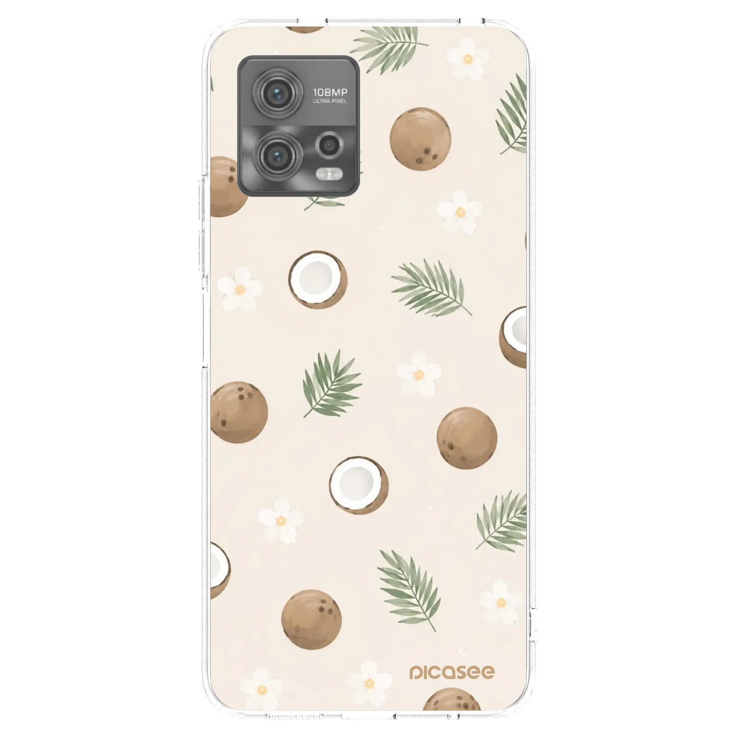 Picasee husă transparentă din silicon pentru Motorola Moto G72 - Coconut Breeze