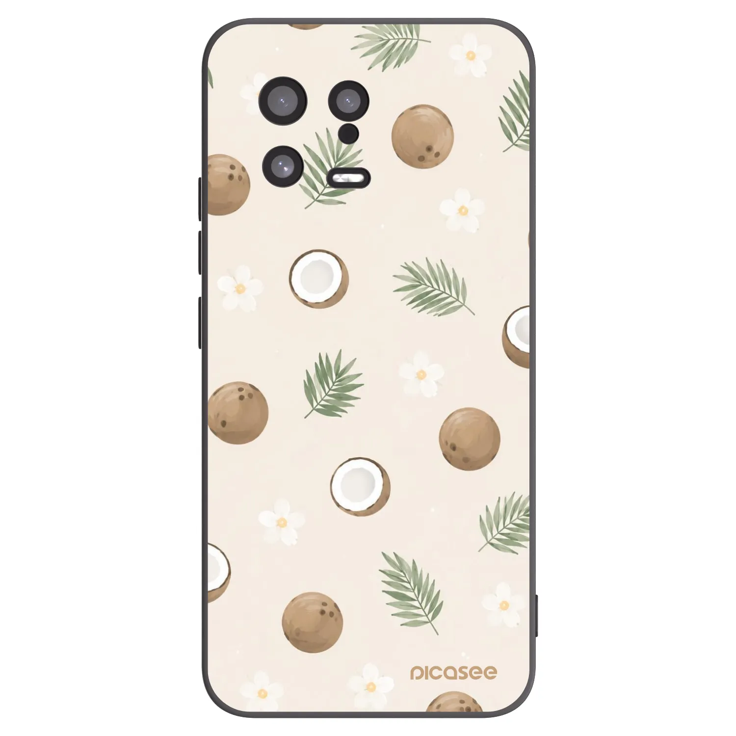Picasee husă neagră din silicon pentru Xiaomi 13 - Coconut Breeze