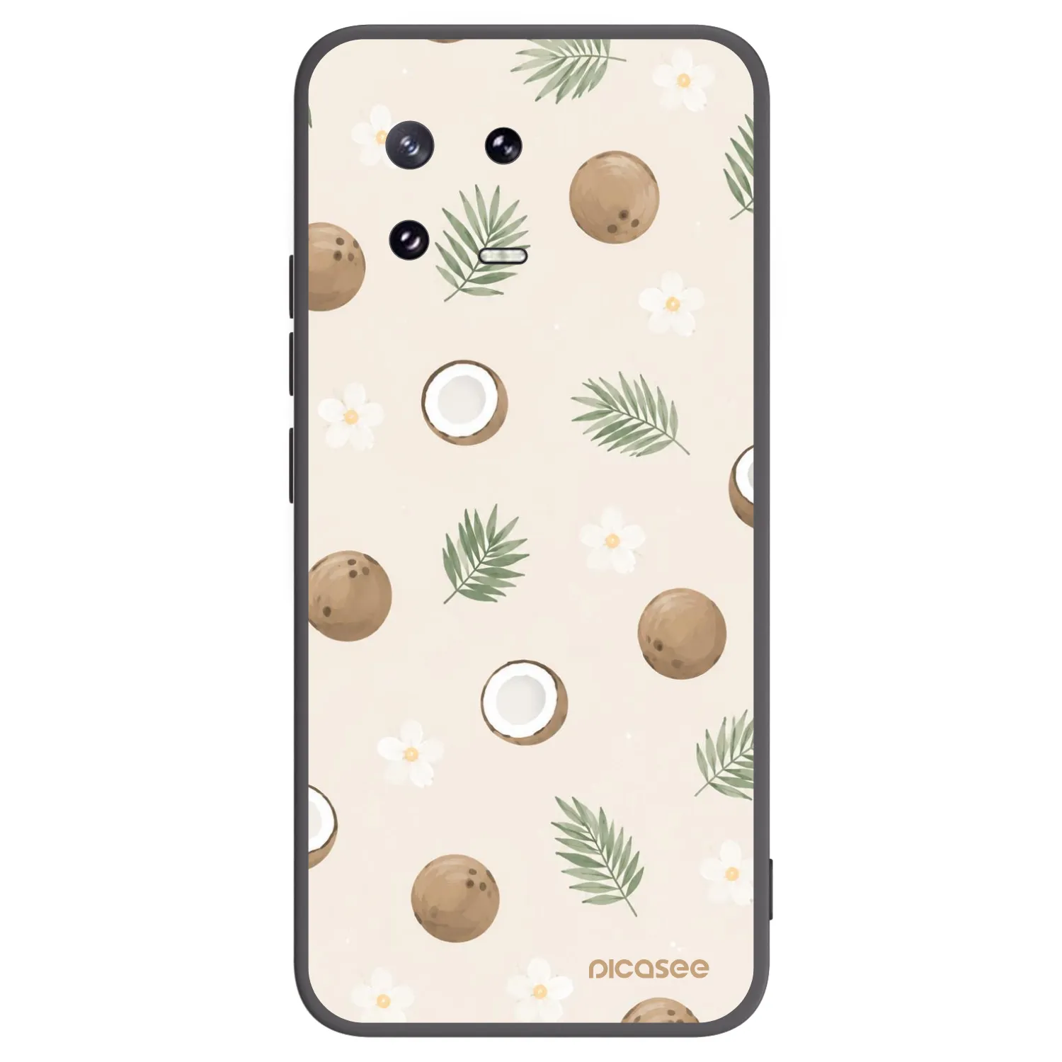 Picasee husă neagră din silicon pentru Xiaomi 13 Pro - Coconut Breeze