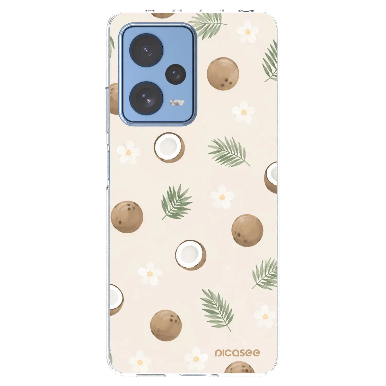 Picasee husă transparentă din silicon pentru Xiaomi Redmi Note 12 Pro 5G - Coconut Breeze