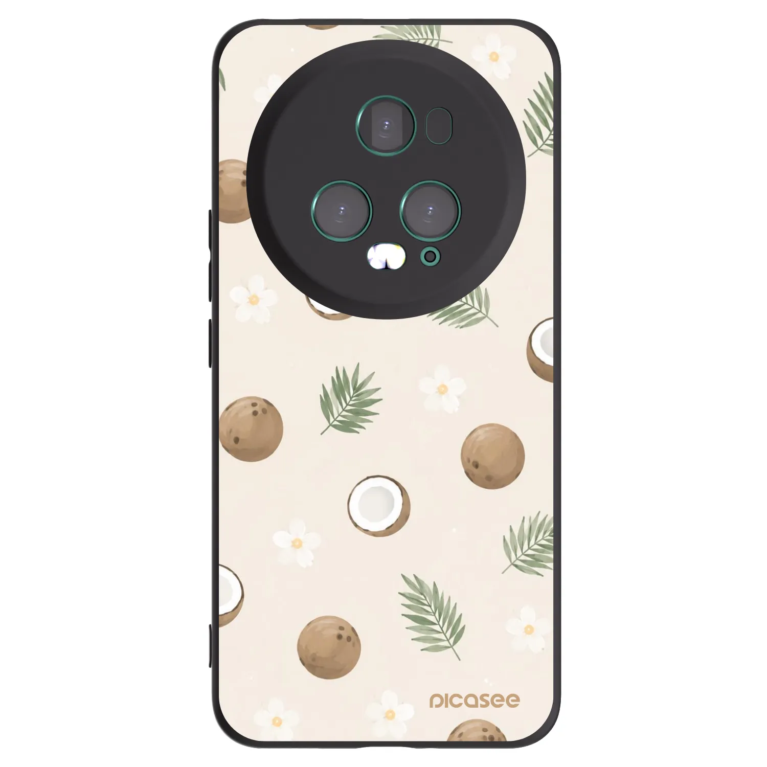 Picasee husă neagră din silicon pentru Honor Magic5 Pro - Coconut Breeze