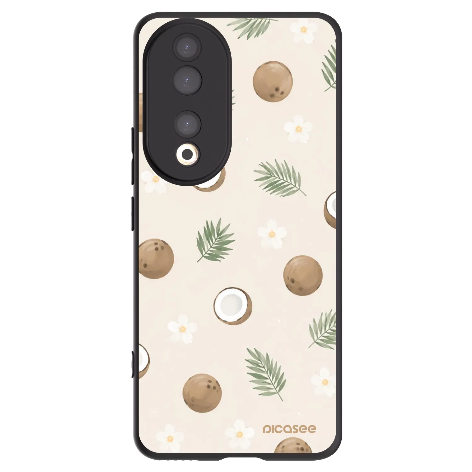 Picasee husă neagră din silicon pentru Honor 90 5G - Coconut Breeze