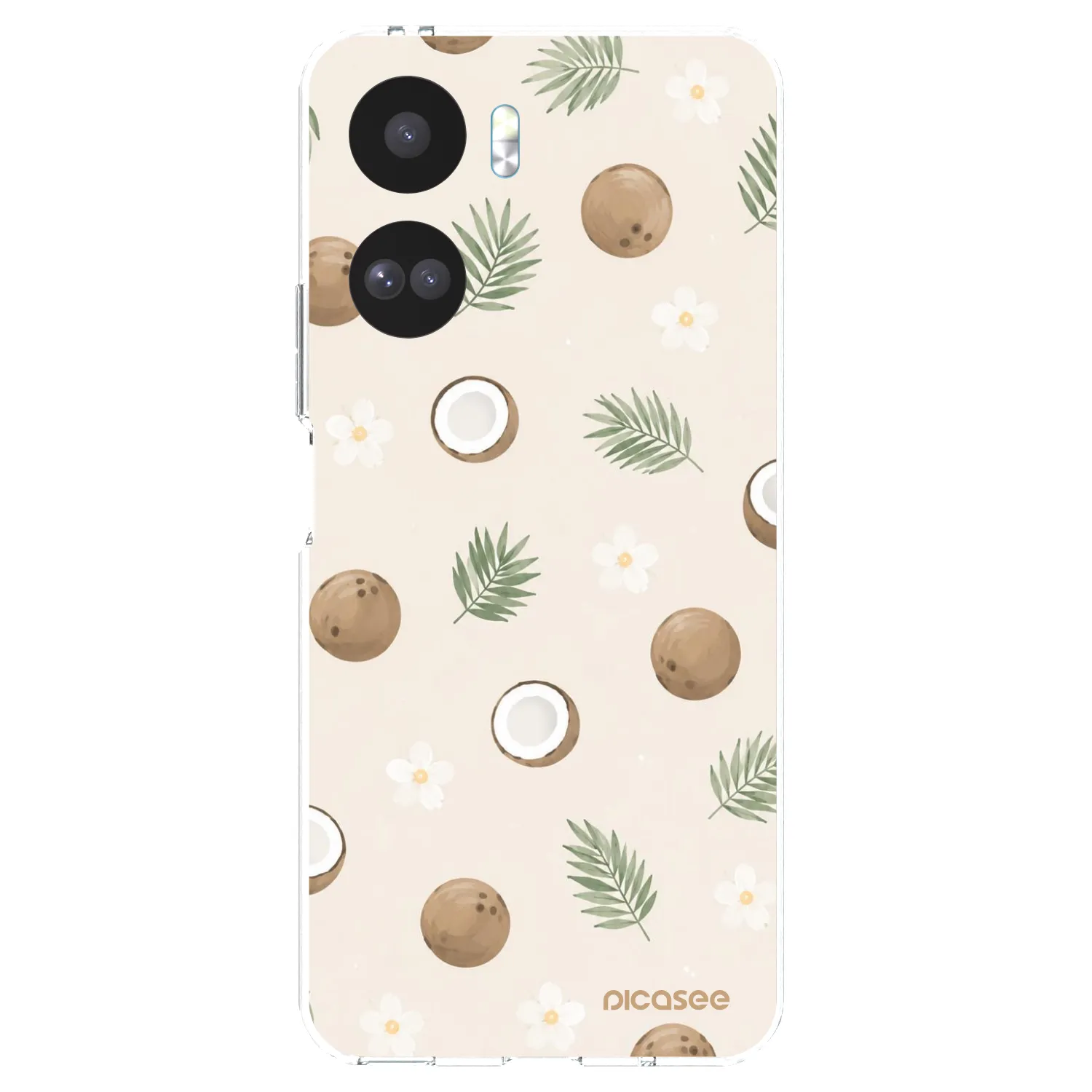 Picasee husă transparentă din silicon pentru Honor 90 Lite 5G - Coconut Breeze