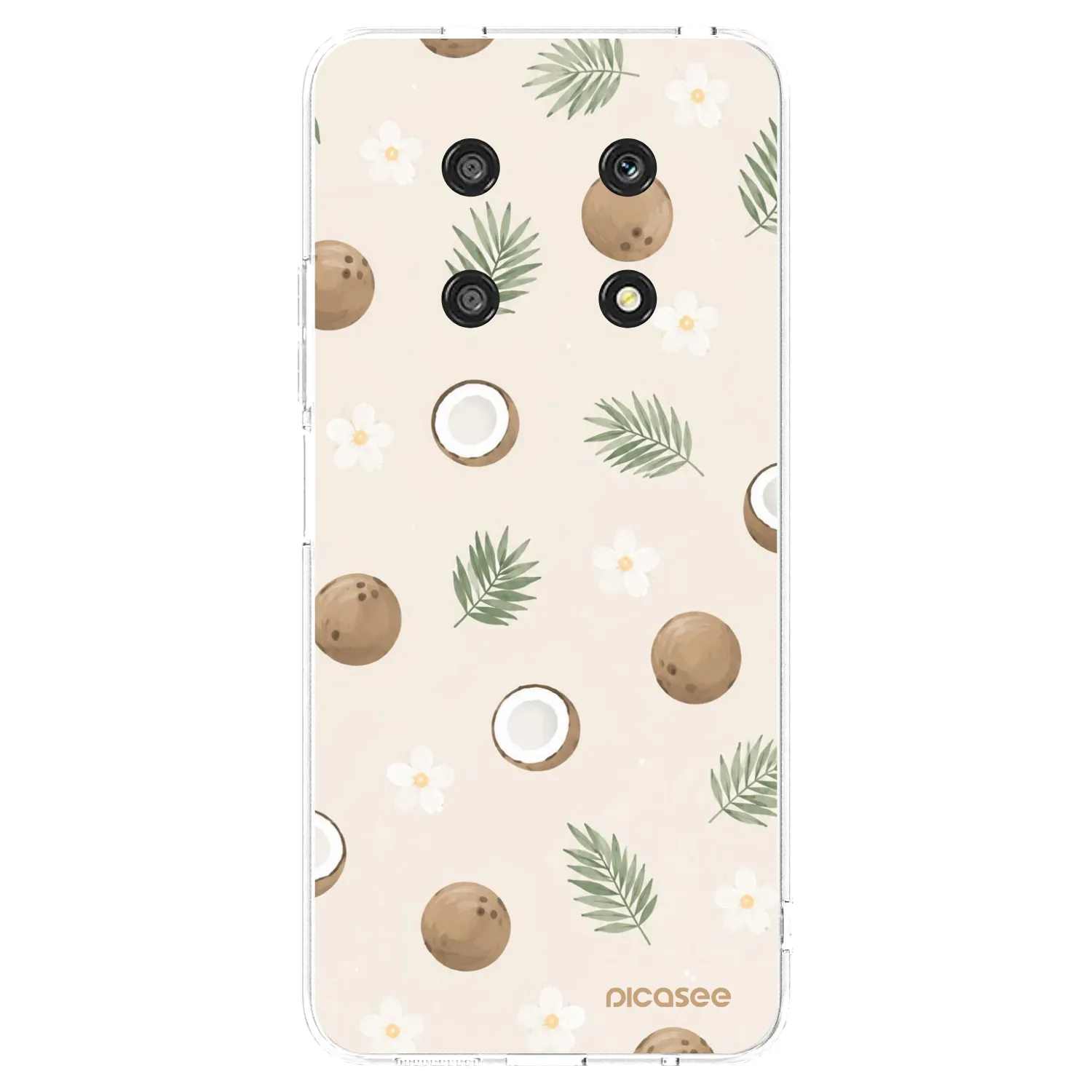 Picasee husă transparentă din silicon pentru Honor Magic4 Lite 5G - Coconut Breeze