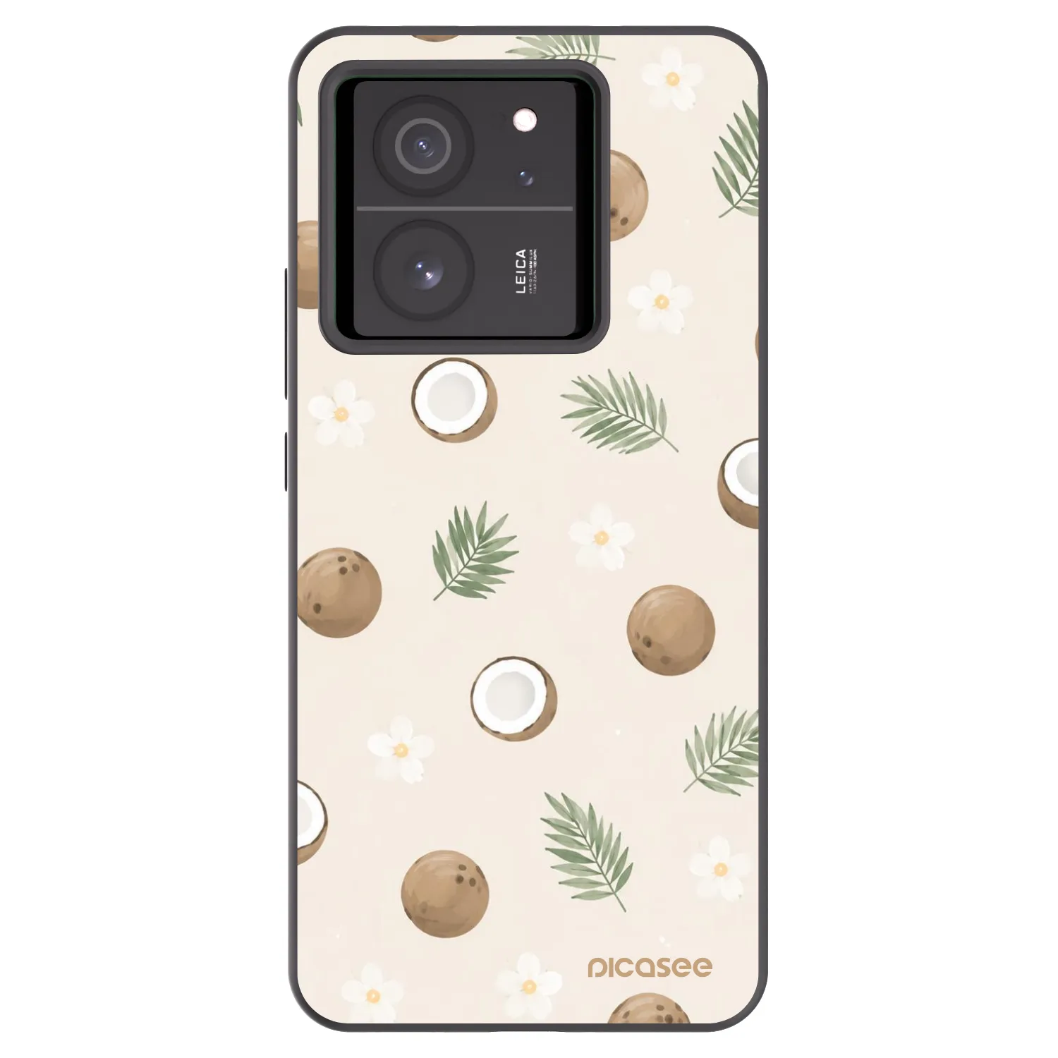 Picasee husă neagră din silicon pentru Xiaomi 13T - Coconut Breeze