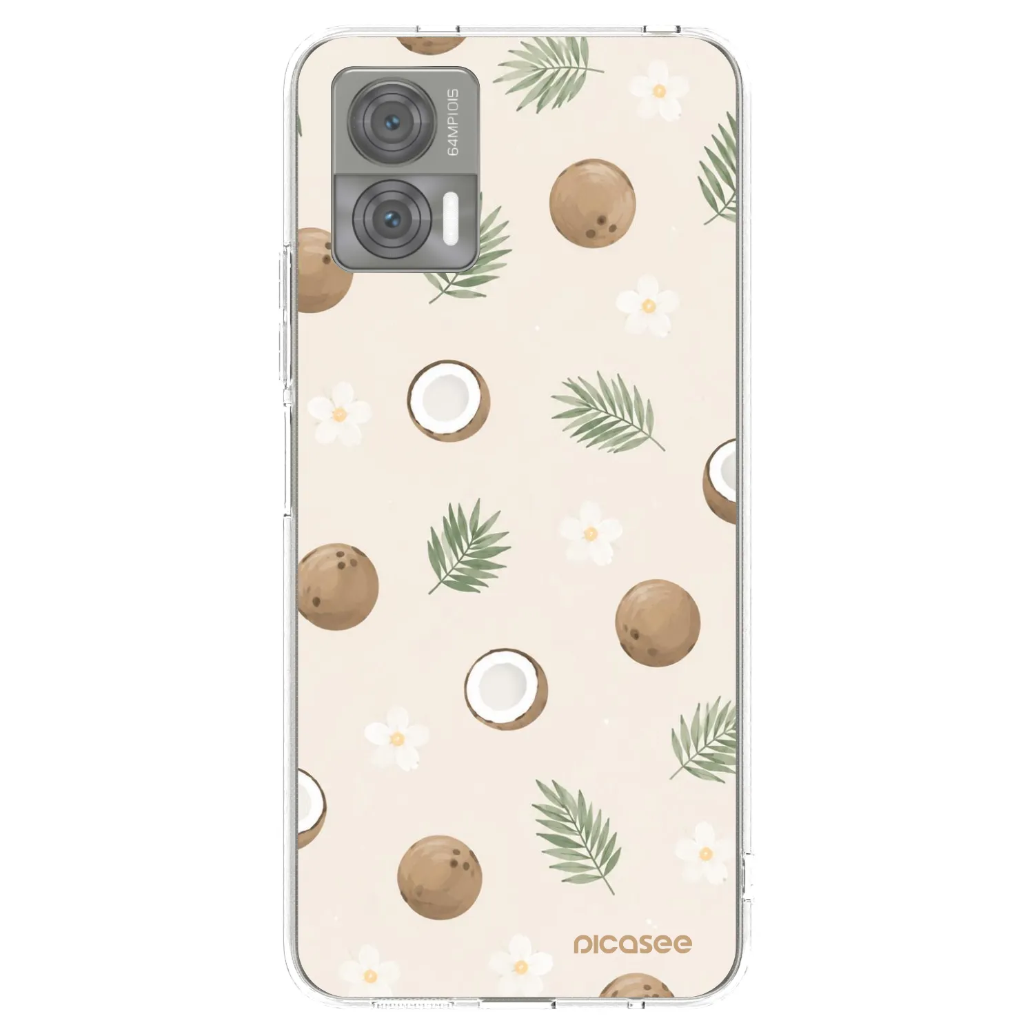 Picasee husă transparentă din silicon pentru Motorola Edge 30 Neo - Coconut Breeze