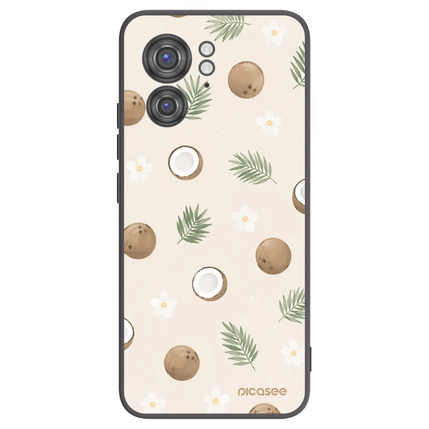 Picasee husă neagră din silicon pentru Motorola Edge 40 - Coconut Breeze