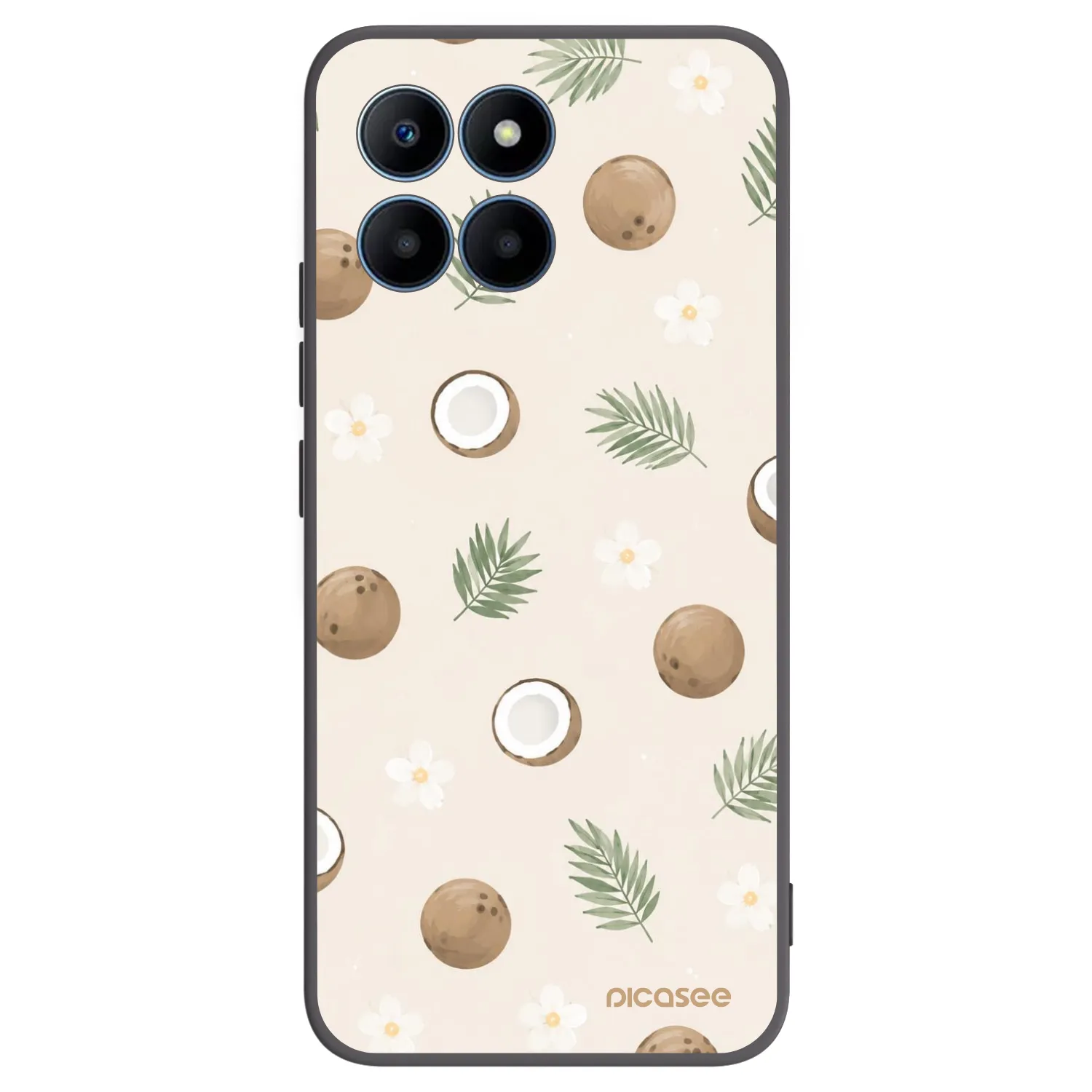 Picasee husă neagră din silicon pentru Honor 70 Lite - Coconut Breeze
