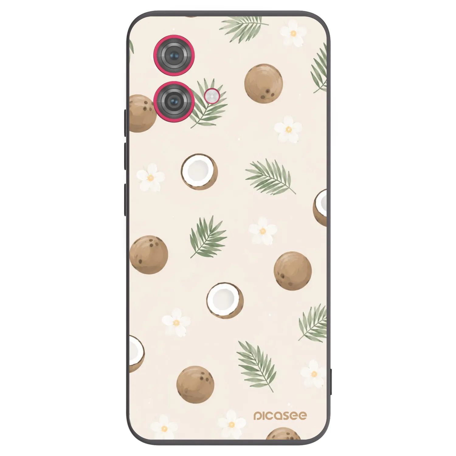 Picasee husă neagră din silicon pentru Motorola Moto G84 5G - Coconut Breeze