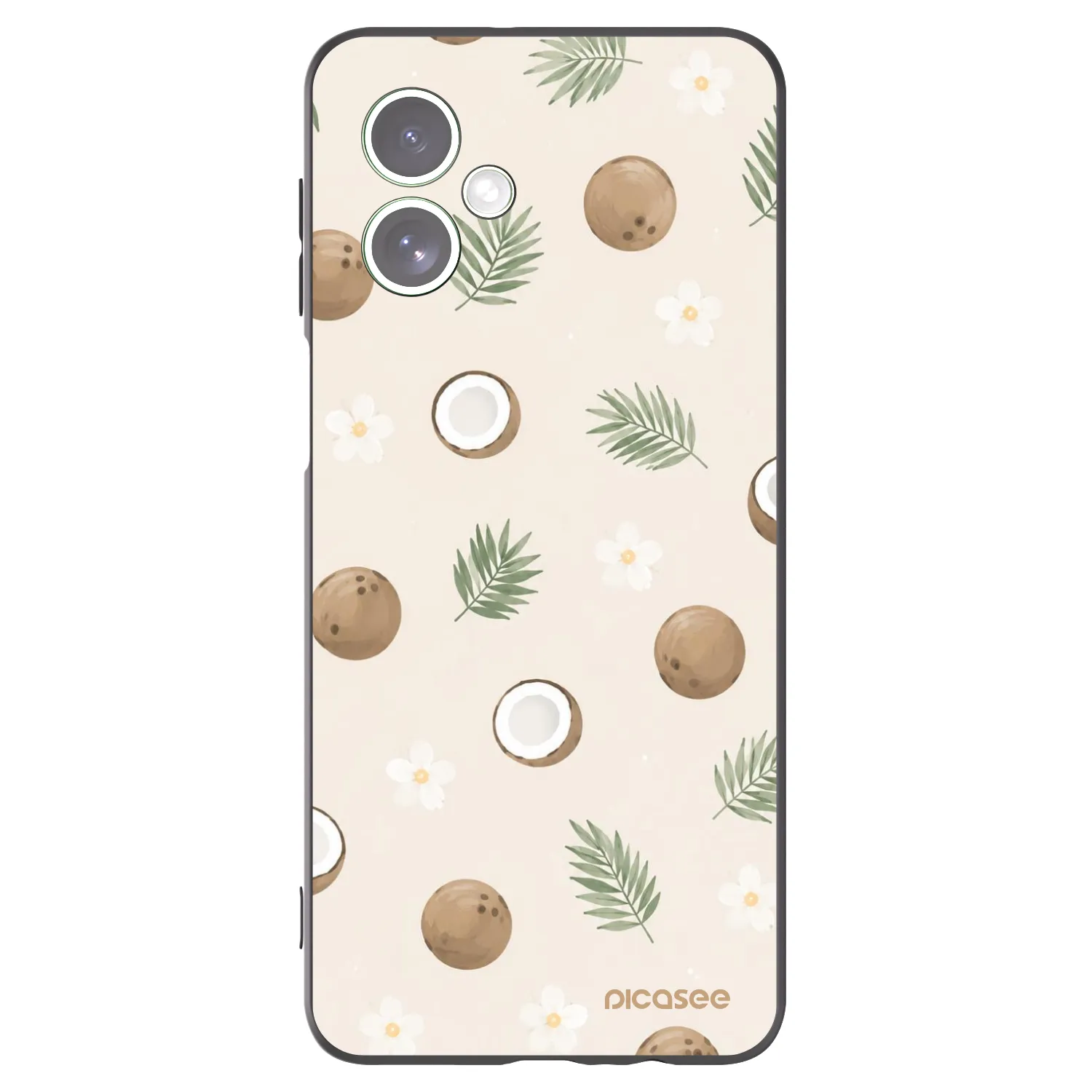 Picasee husă neagră din silicon pentru Motorola Moto G54 5G - Coconut Breeze