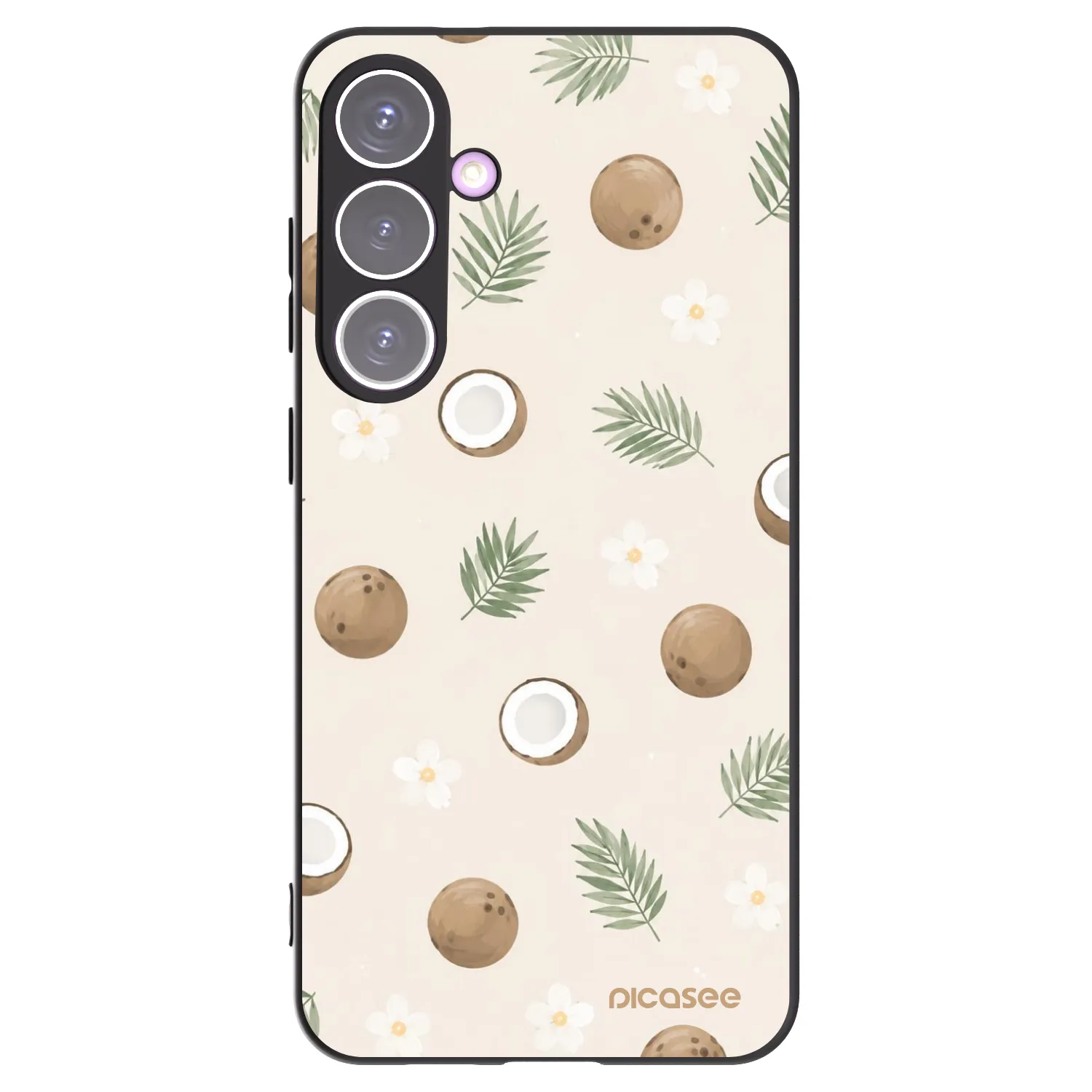 Picasee husă neagră din silicon pentru Samsung Galaxy S24+ S926B 5G - Coconut Breeze