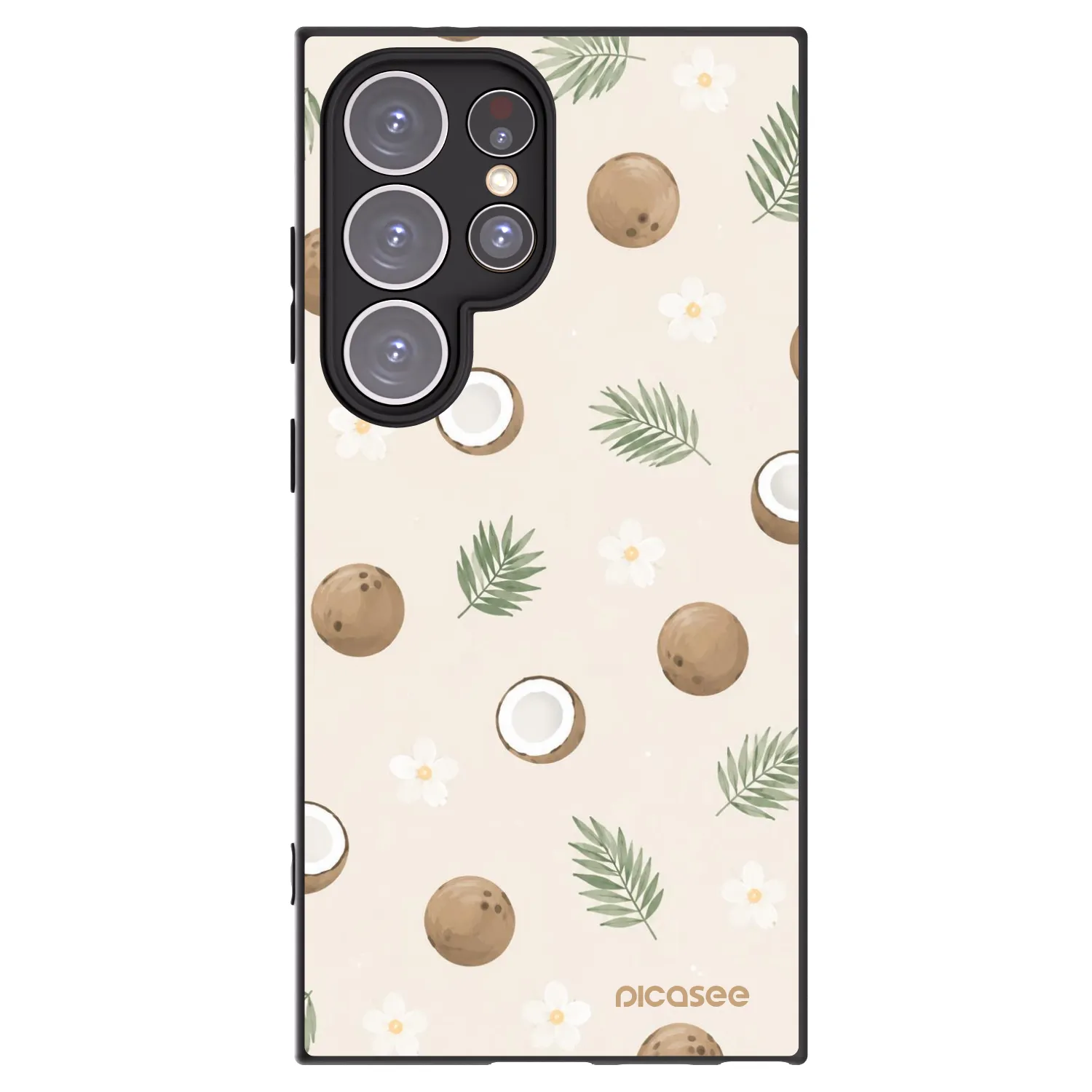 Picasee husă neagră din silicon pentru Samsung Galaxy S24 Ultra S928B 5G - Coconut Breeze