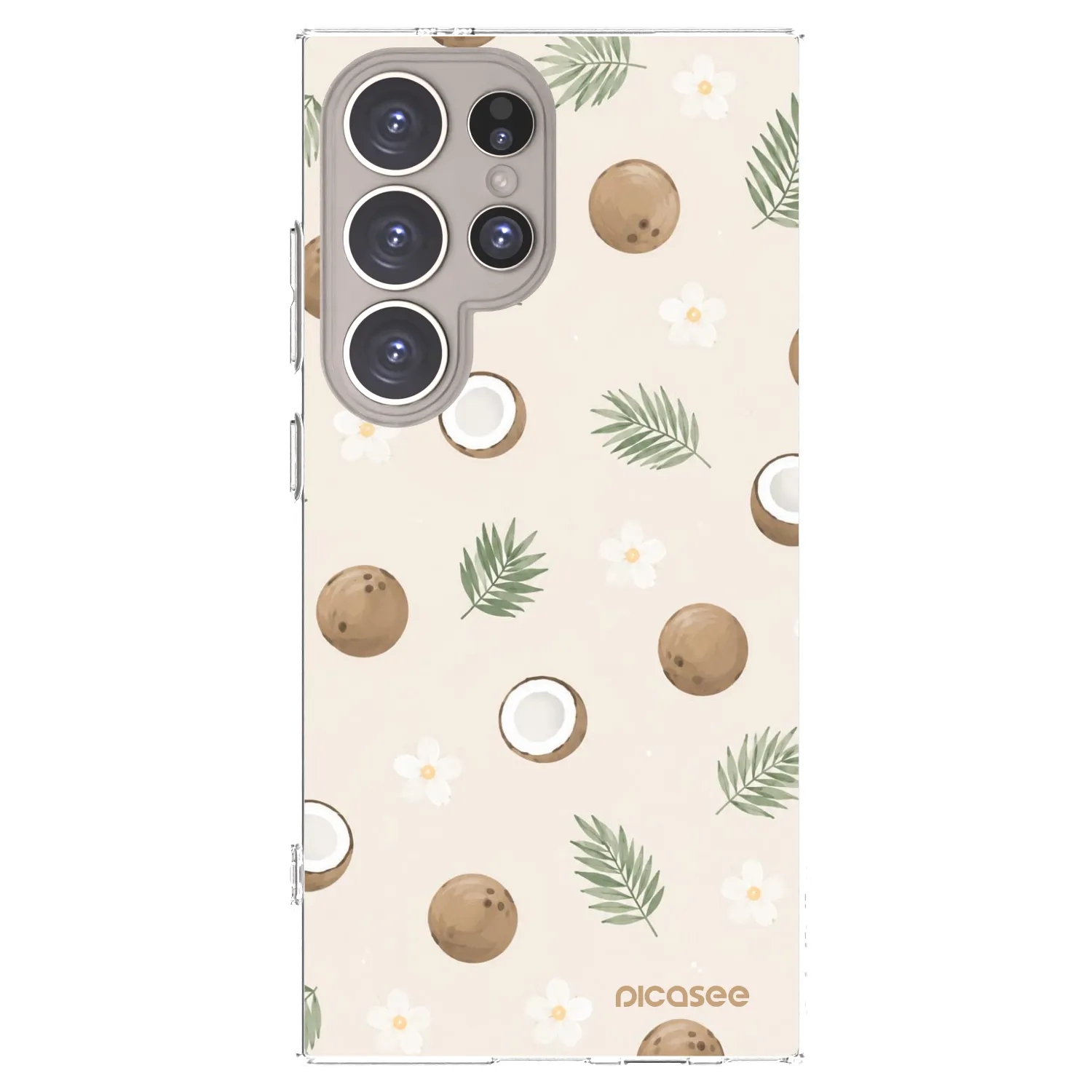Picasee husă transparentă din silicon pentru Samsung Galaxy S24 Ultra S928B 5G - Coconut Breeze