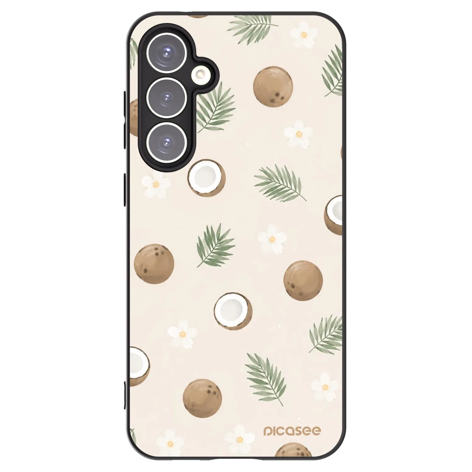 Picasee husă neagră din silicon pentru Samsung Galaxy S23 FE S711B - Coconut Breeze