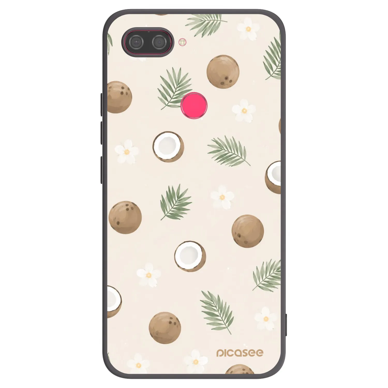 Picasee husă neagră din silicon pentru Xiaomi Mi 8 Lite - Coconut Breeze