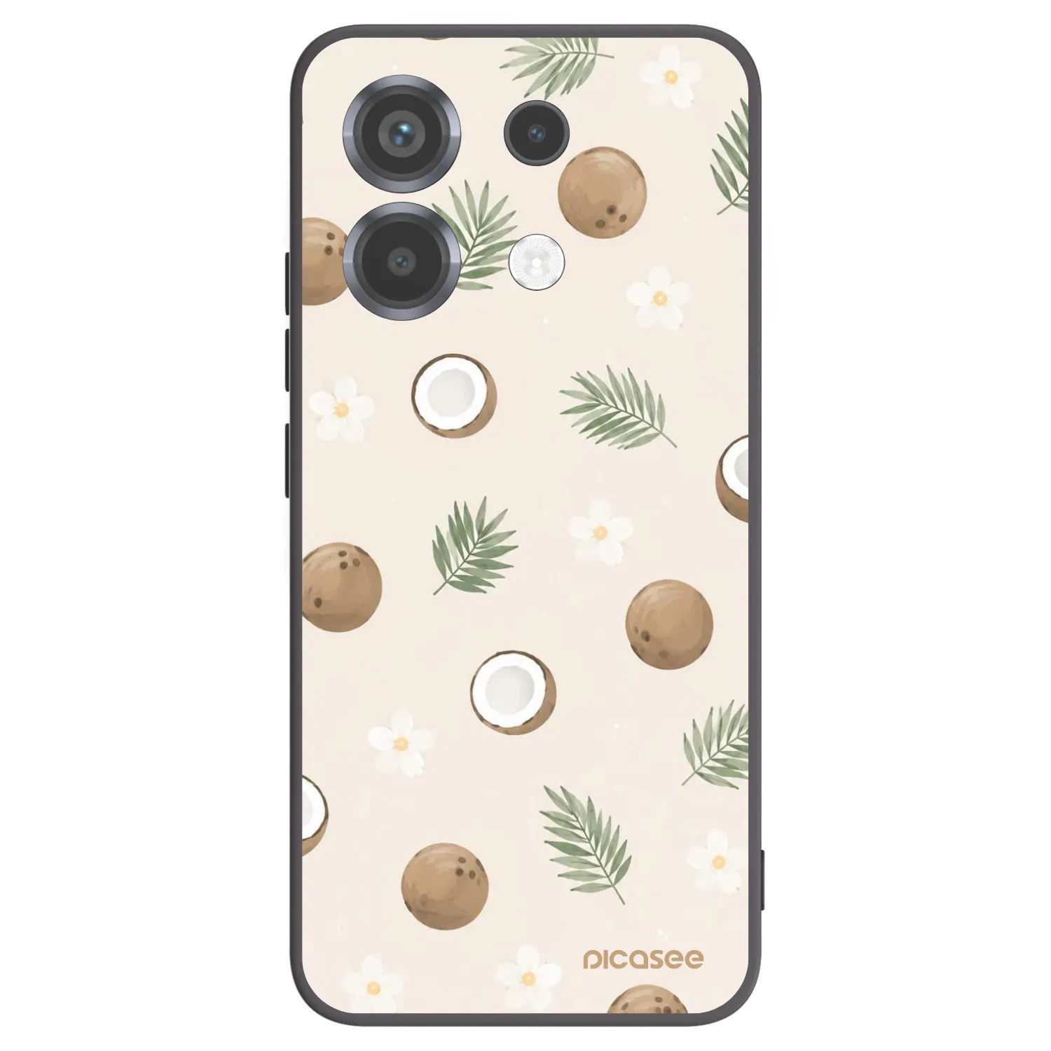 Picasee husă neagră din silicon pentru Xiaomi Poco X6 - Coconut Breeze