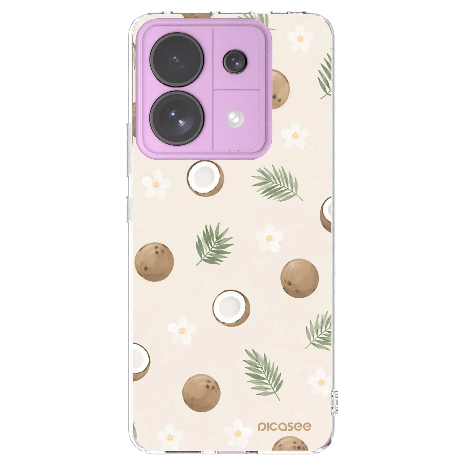 Picasee husă transparentă din silicon pentru Xiaomi Redmi Note 13 Pro 5G - Coconut Breeze