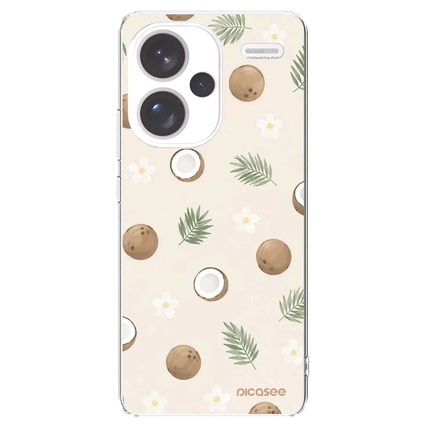 Picasee husă transparentă din silicon pentru Xiaomi Redmi Note 13 Pro+ 5G - Coconut Breeze