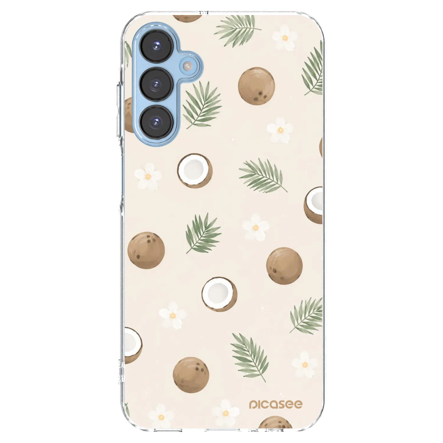 Picasee husă transparentă din silicon pentru Samsung Galaxy A15 A156B 5G - Coconut Breeze
