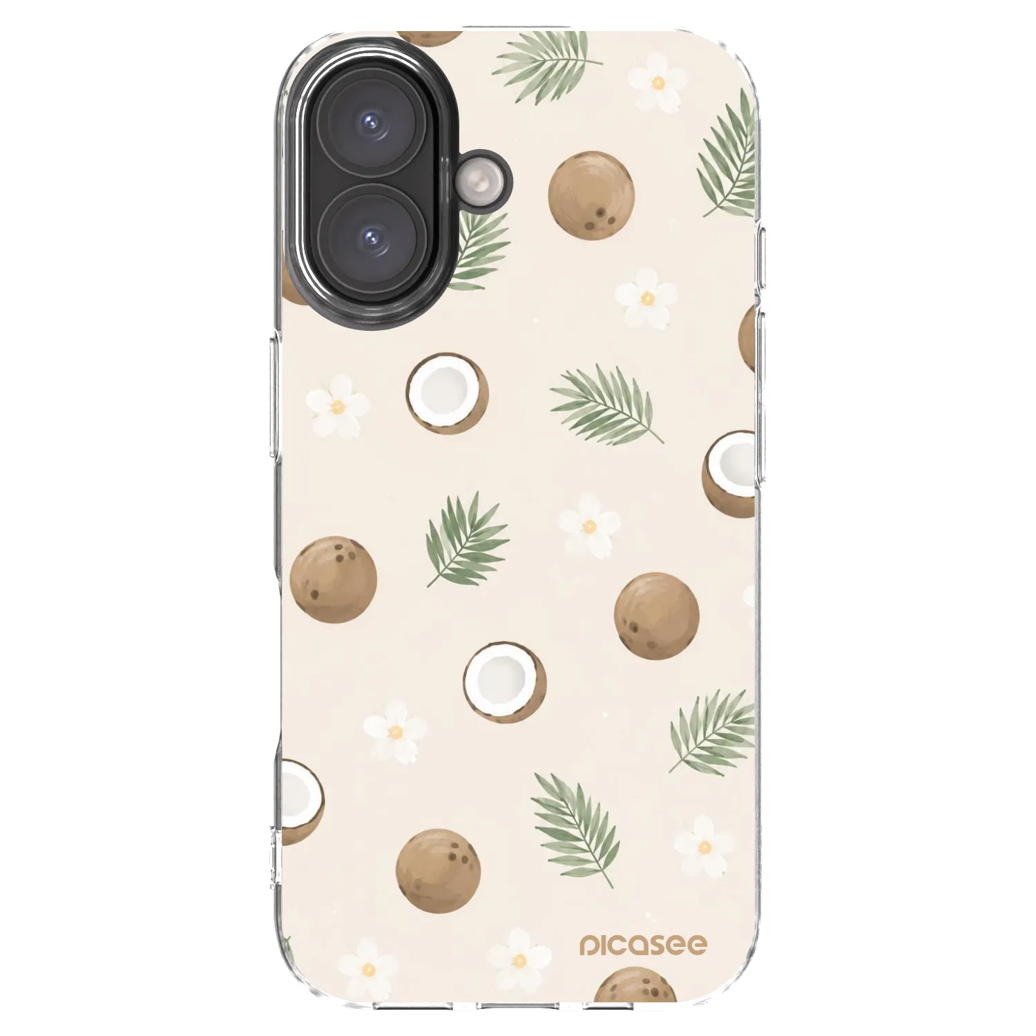 Picasee husă transparentă din silicon pentru Apple iPhone 16 - Coconut Breeze