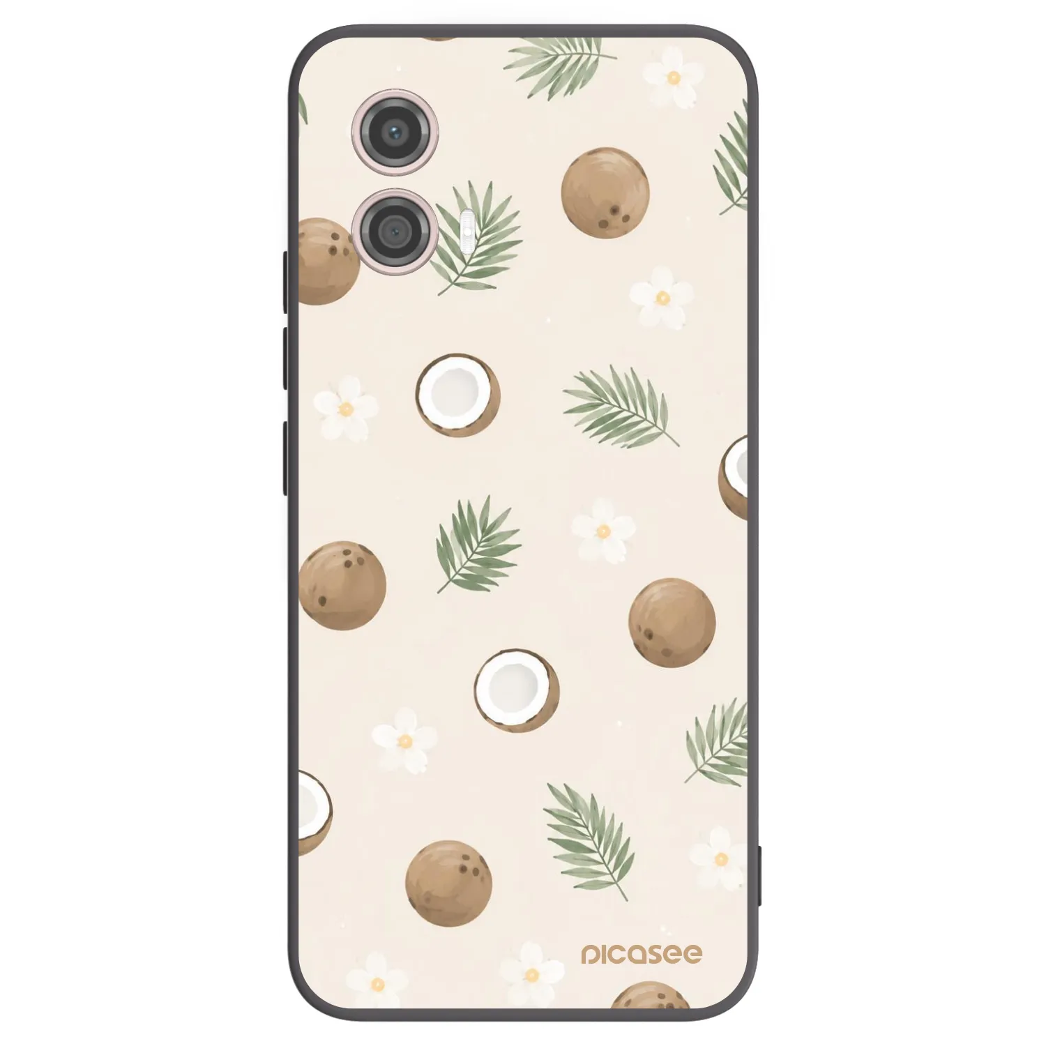 Picasee husă neagră din silicon pentru Motorola Moto G53 5G - Coconut Breeze