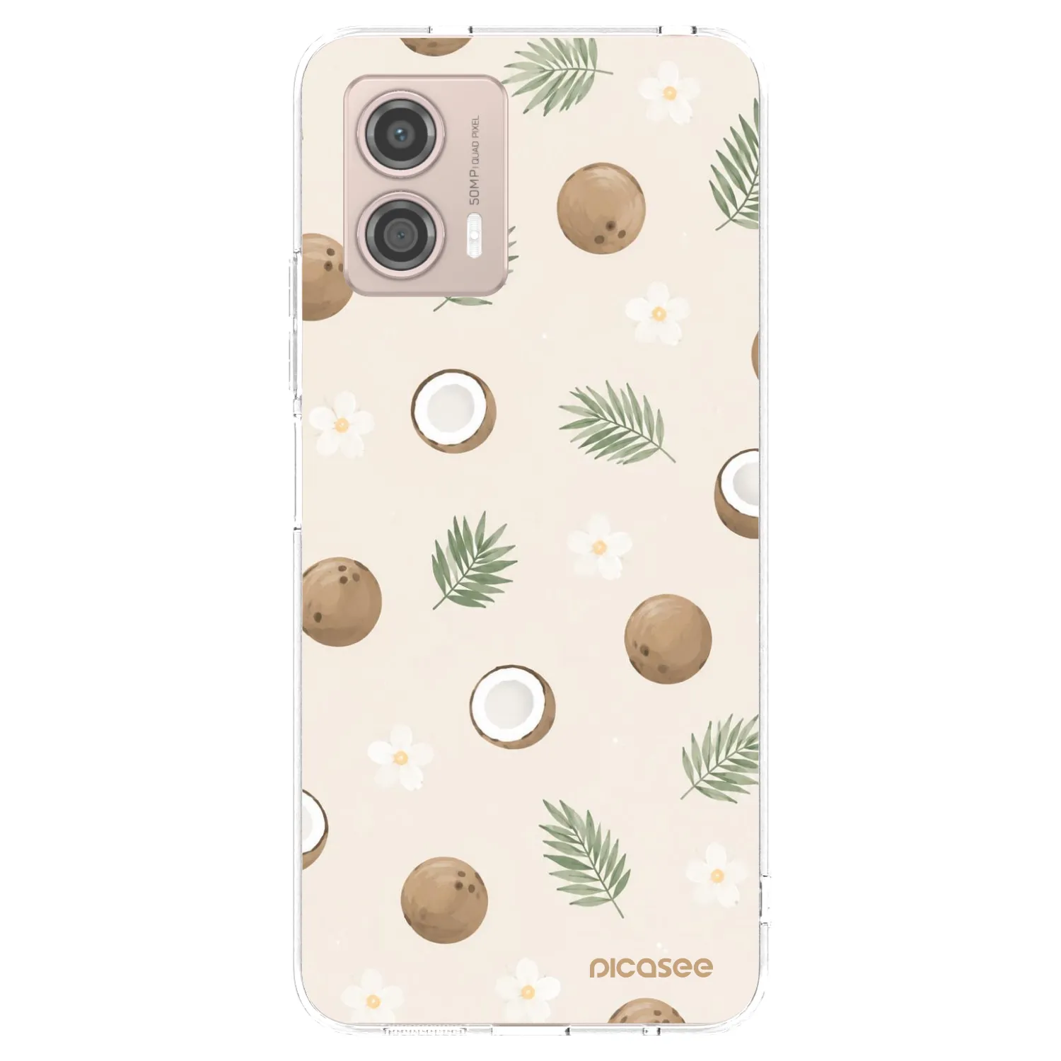 Picasee husă transparentă din silicon pentru Motorola Moto G53 5G - Coconut Breeze