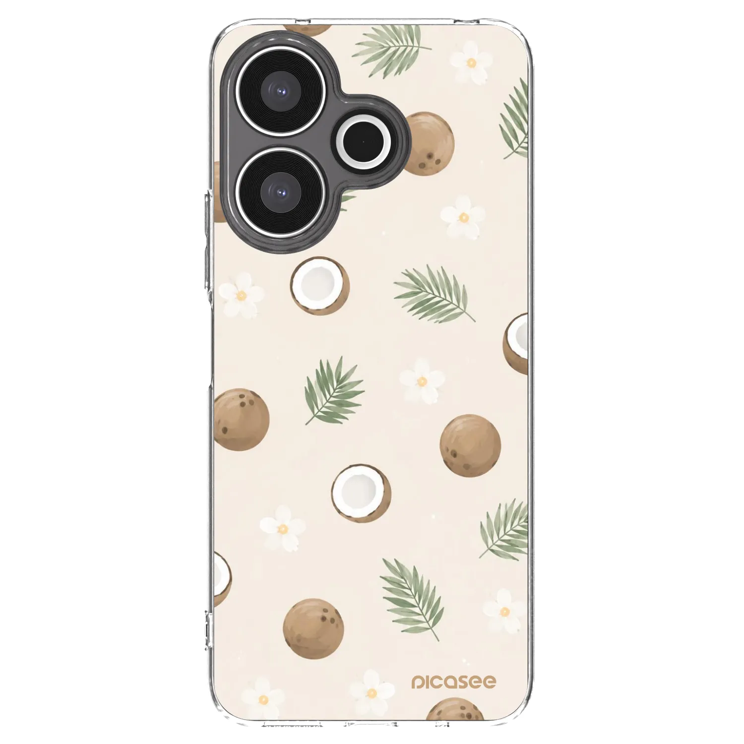 Picasee husă transparentă din silicon pentru Xiaomi Redmi 13 4G - Coconut Breeze