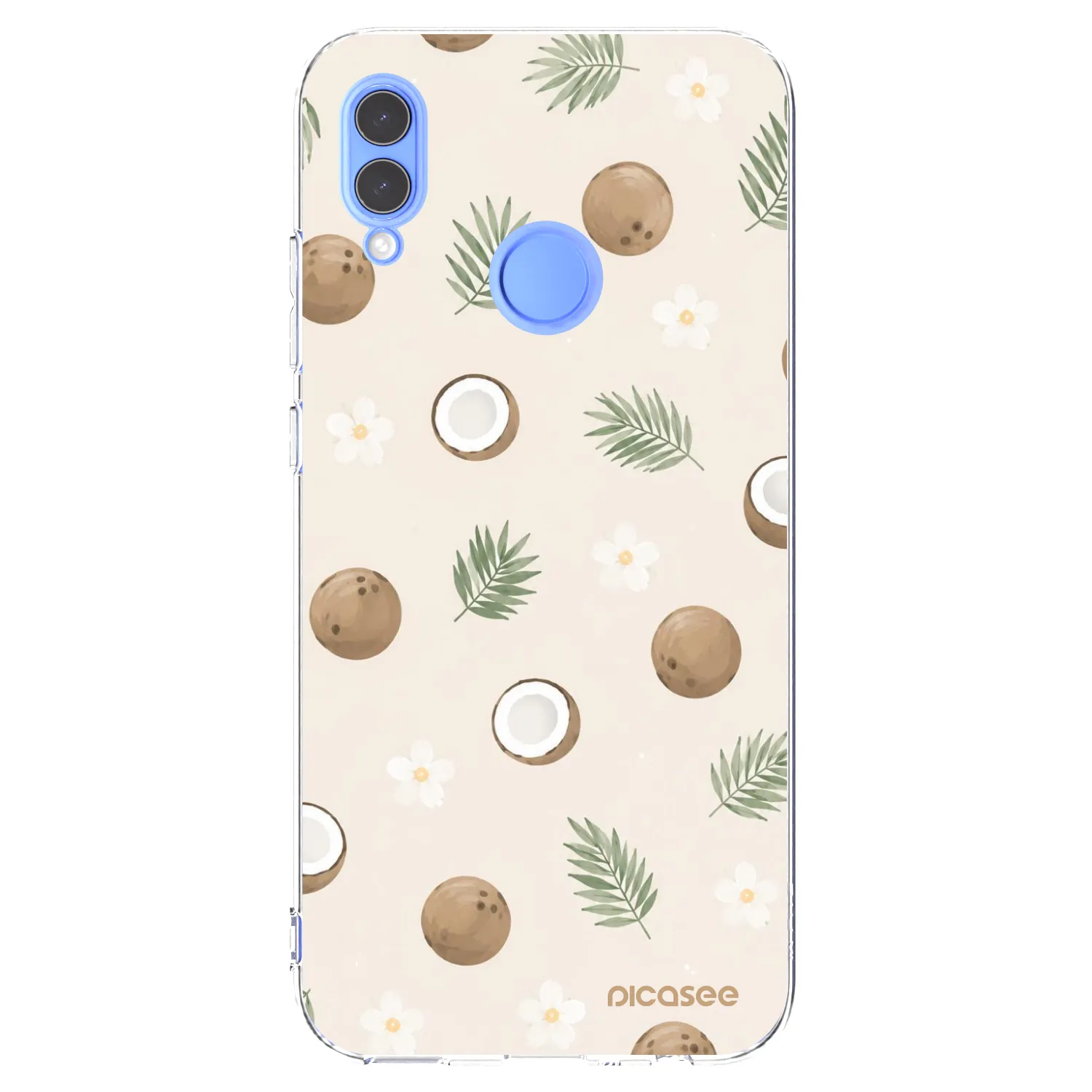 Picasee husă transparentă din silicon pentru Honor 10 Lite - Coconut Breeze