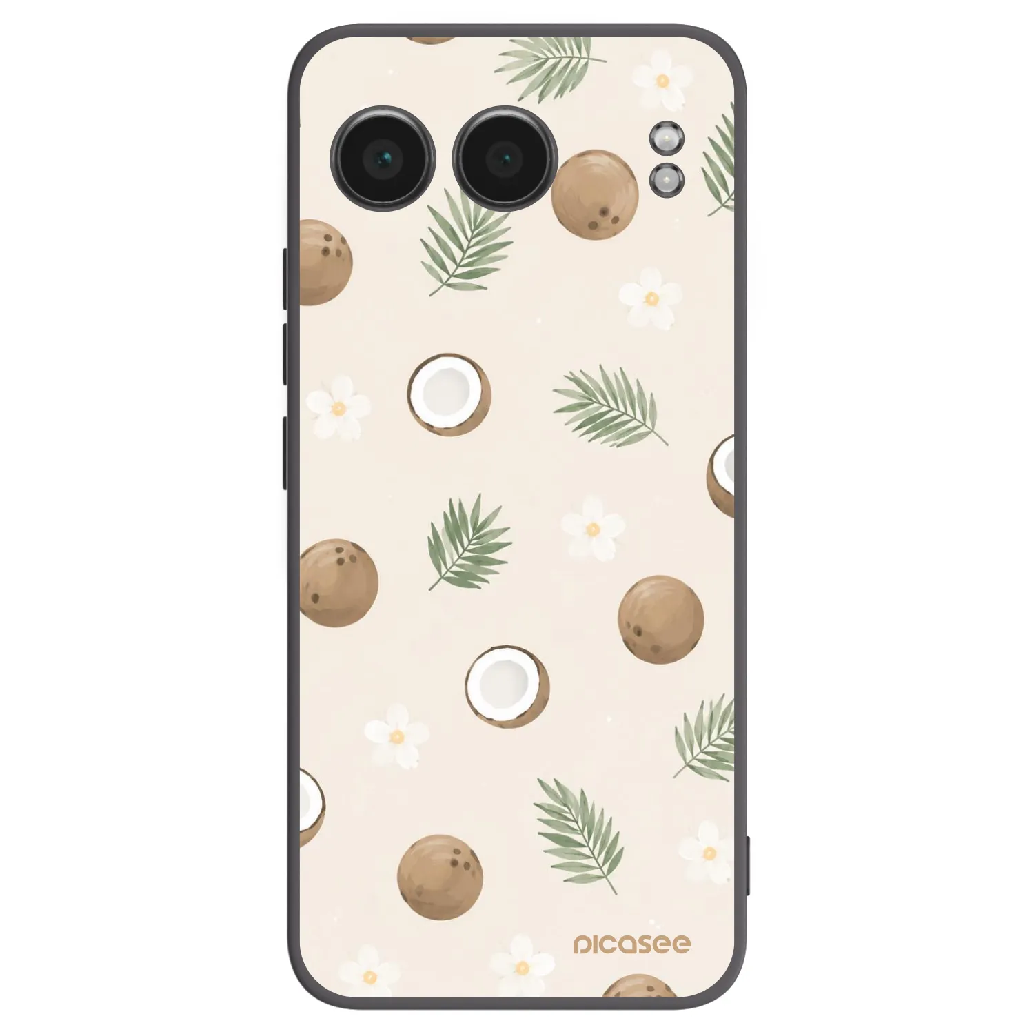 Picasee husă neagră din silicon pentru OnePlus Nord 4 - Coconut Breeze