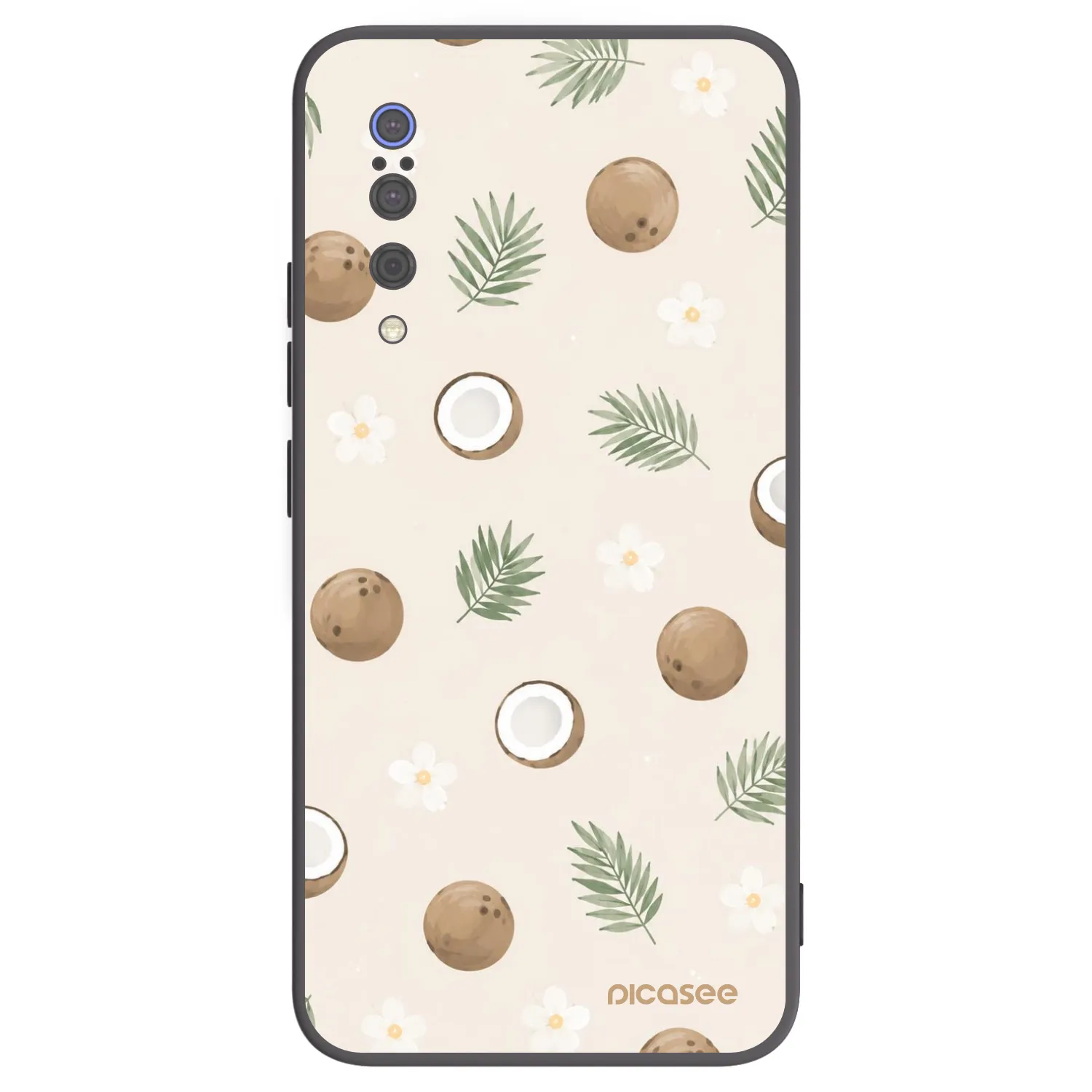 Picasee husă neagră din silicon pentru Xiaomi Mi 9 - Coconut Breeze