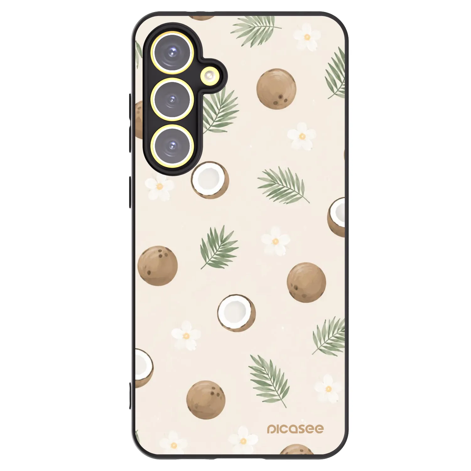 Picasee husă neagră din silicon pentru Samsung Galaxy S24 FE S721B - Coconut Breeze