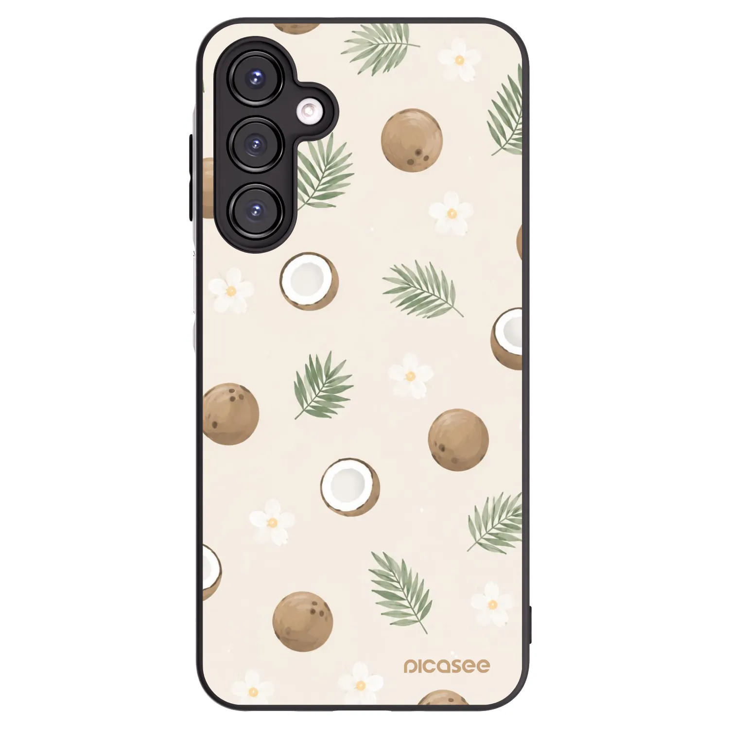 Picasee husă neagră din silicon pentru Samsung Galaxy A16 5G - Coconut Breeze