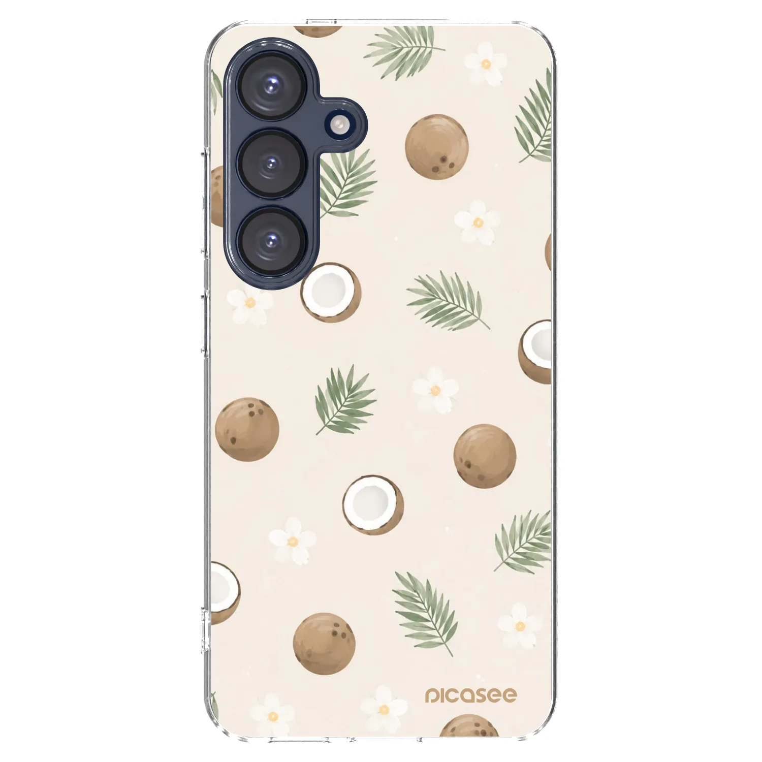 Picasee husă transparentă din silicon pentru Samsung Galaxy S25 5G - Coconut Breeze