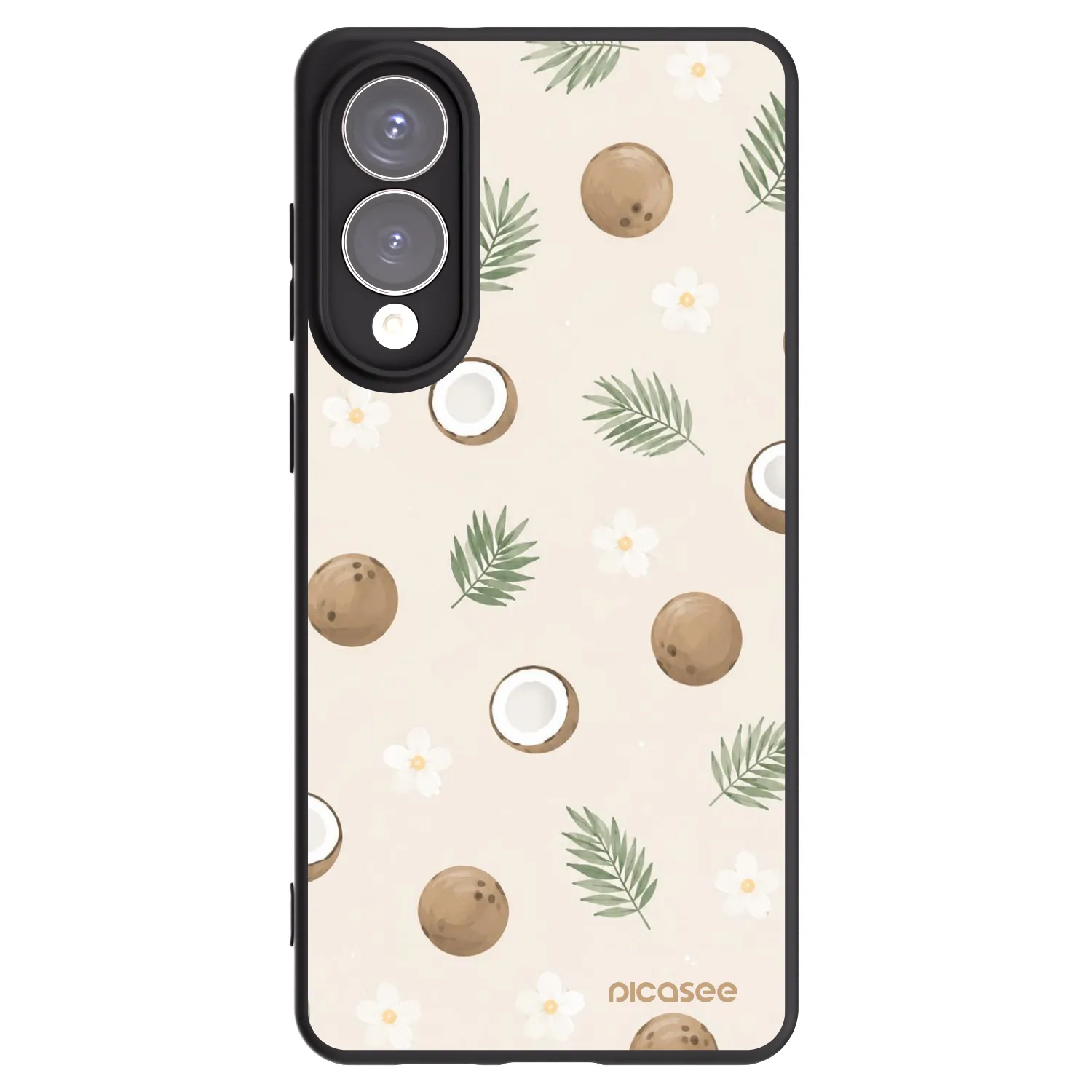 Picasee husă neagră din silicon pentru Samsung Galaxy S25 Edge 5G - Coconut Breeze