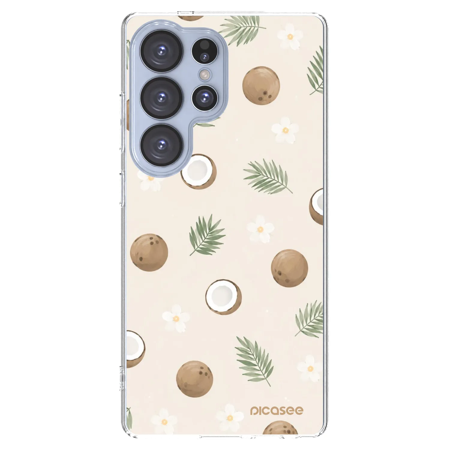 Picasee husă transparentă din silicon pentru Samsung Galaxy S25 Ultra 5G - Coconut Breeze