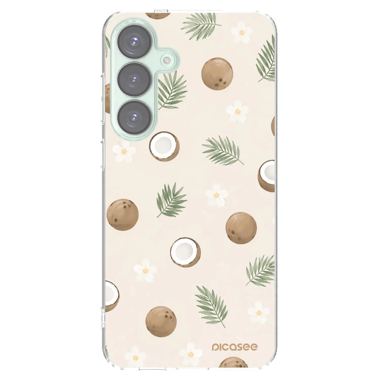 Picasee husă transparentă din silicon pentru Samsung Galaxy S25+ 5G - Coconut Breeze