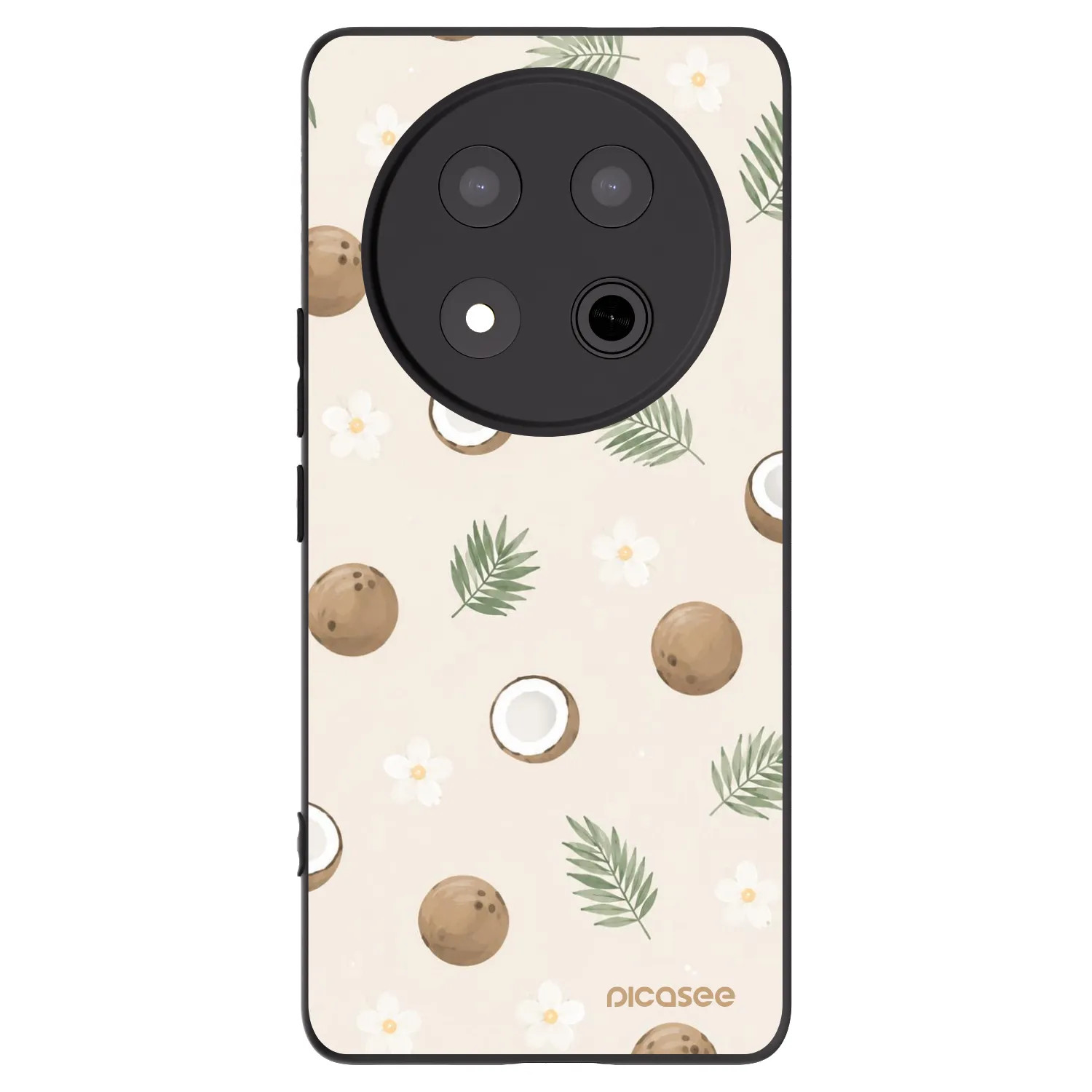 Picasee husă neagră din silicon pentru Honor Magic7 Lite 5G - Coconut Breeze