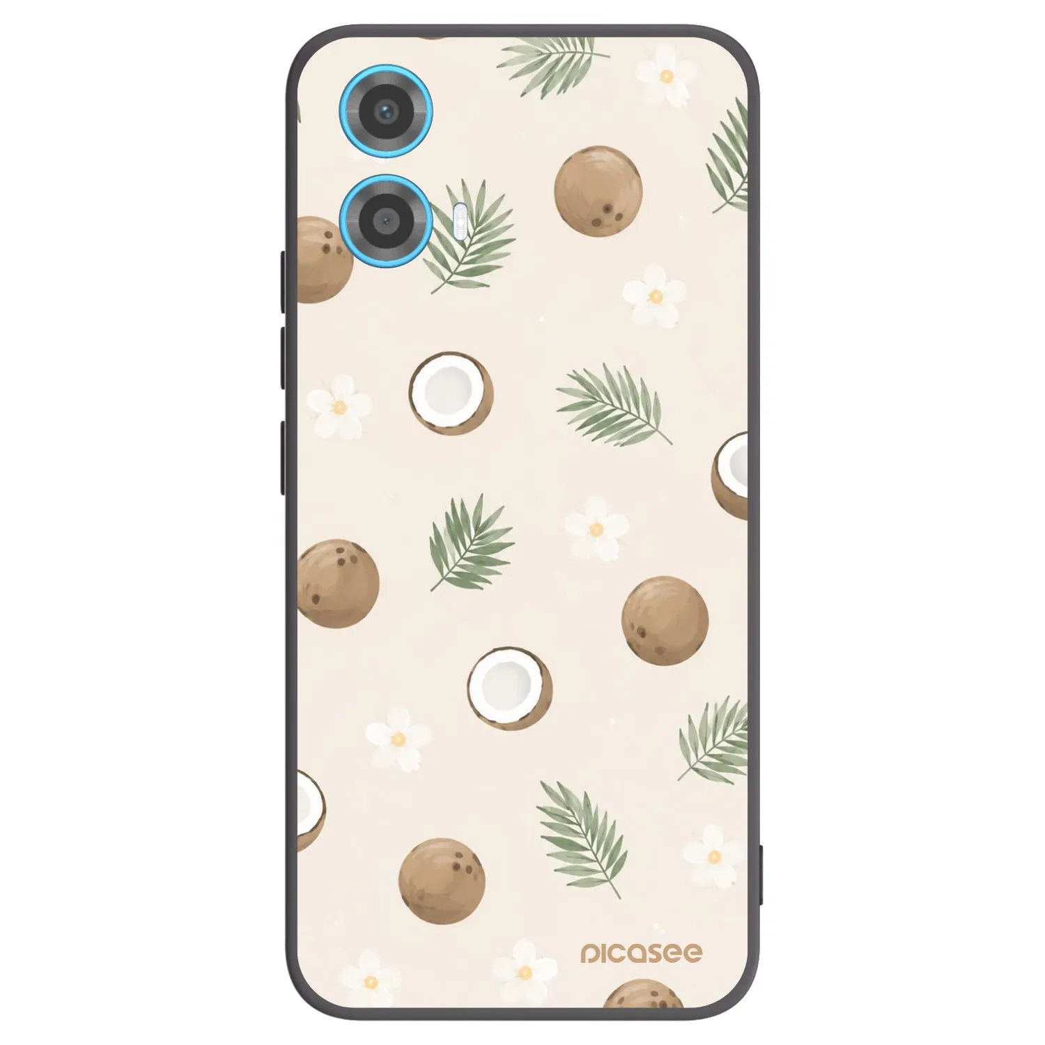 Picasee husă neagră din silicon pentru Motorola Moto G34 5G - Coconut Breeze