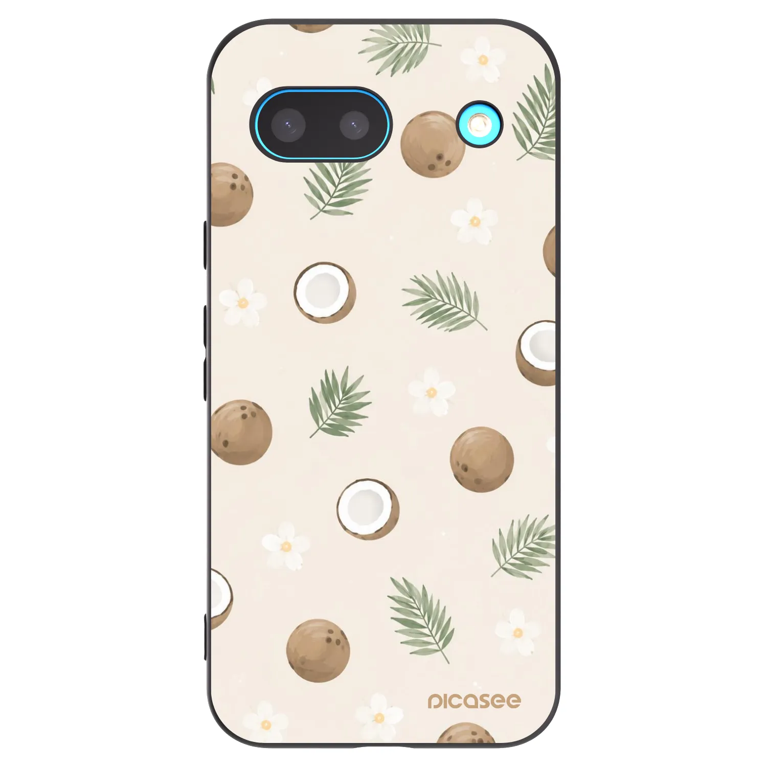 Picasee husă neagră din silicon pentru Google Pixel 8 - Coconut Breeze
