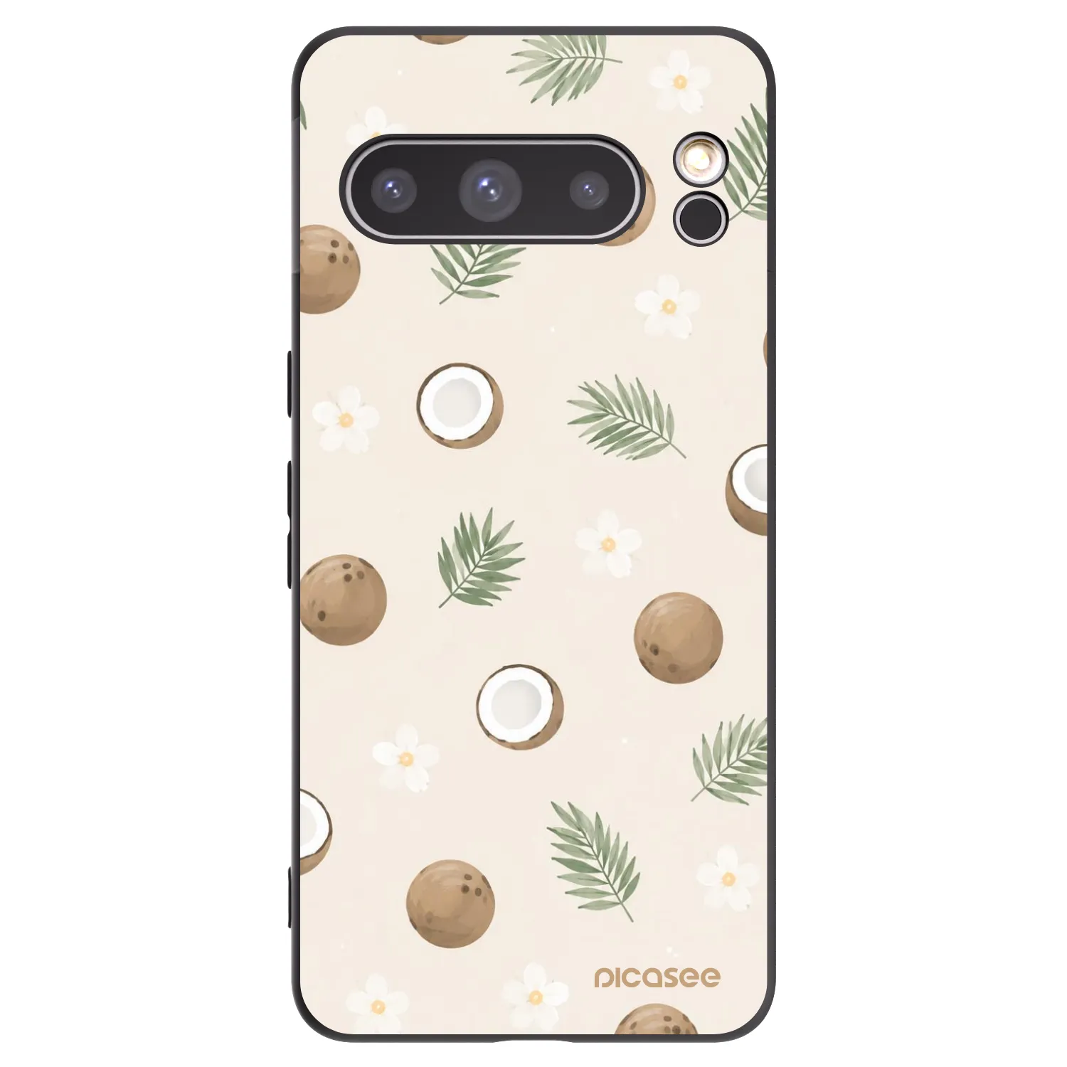 Picasee husă neagră din silicon pentru Google Pixel 8 Pro - Coconut Breeze