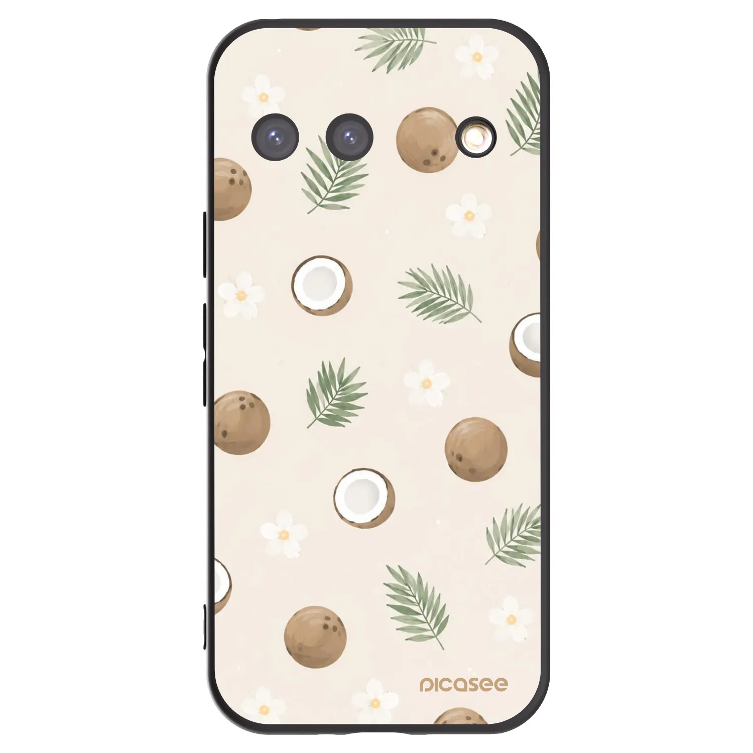 Picasee husă neagră din silicon pentru Google Pixel 9 - Coconut Breeze
