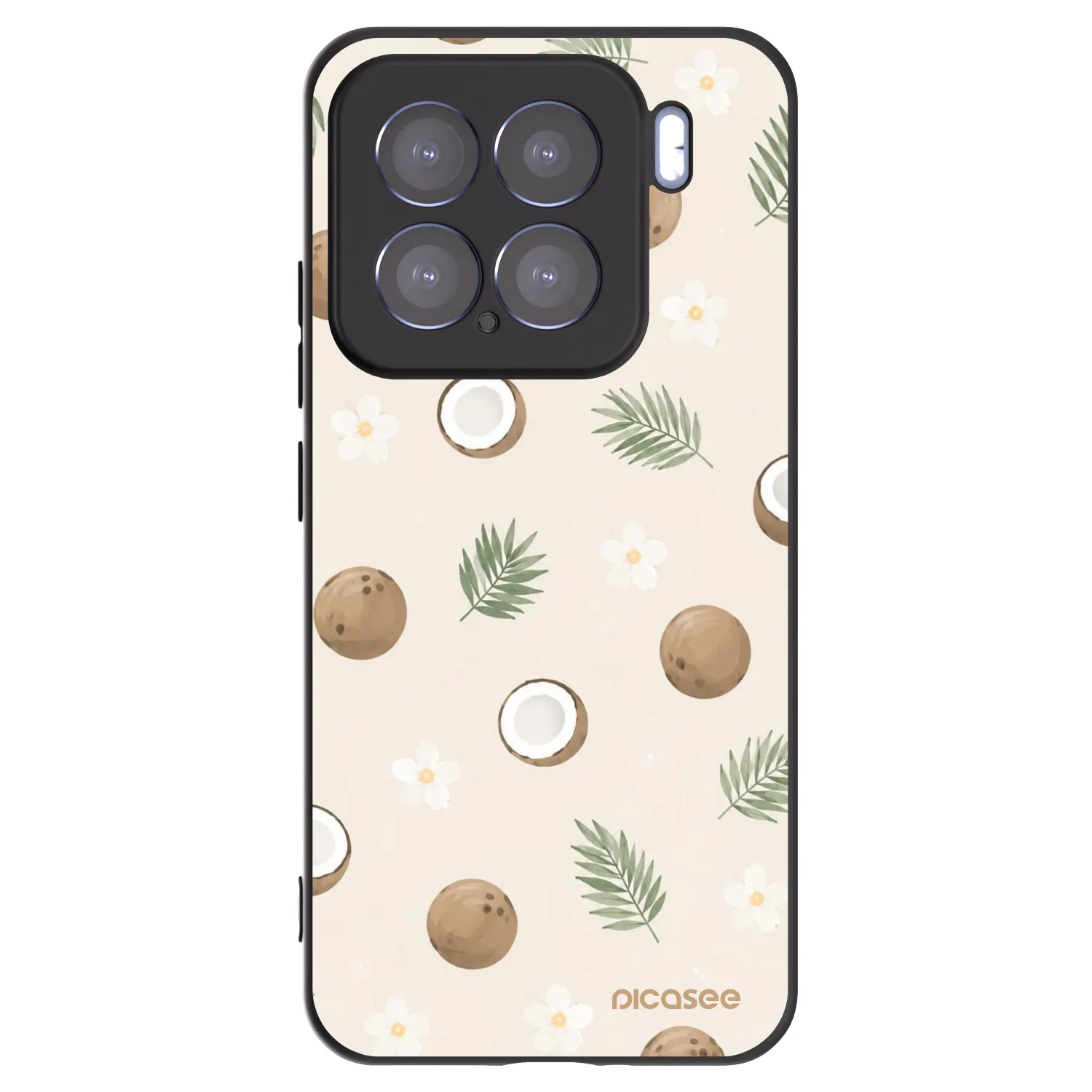 Picasee husă neagră din silicon pentru Xiaomi 15 - Coconut Breeze