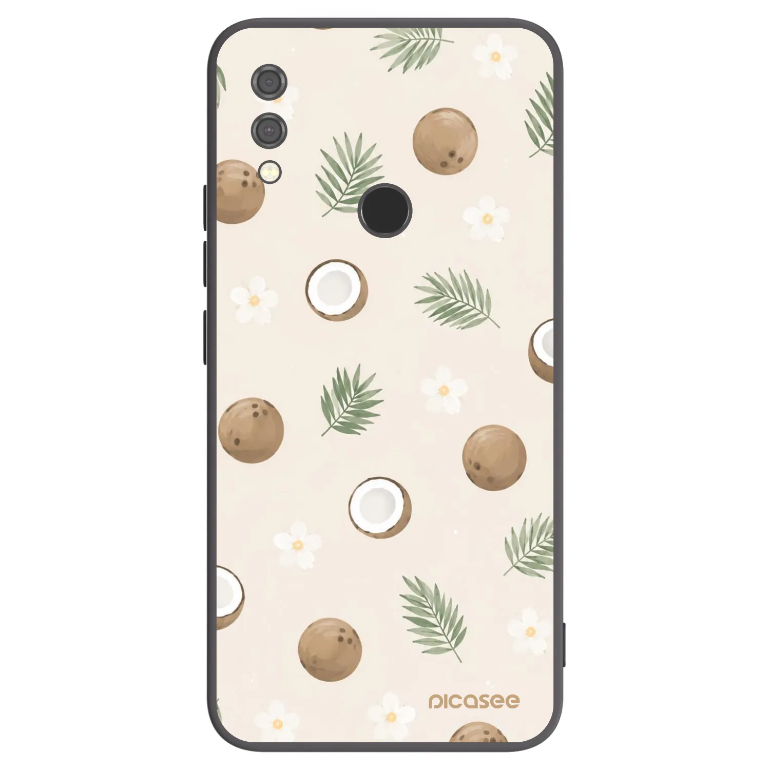 Picasee husă neagră din silicon pentru Xiaomi Redmi Note 7 - Coconut Breeze