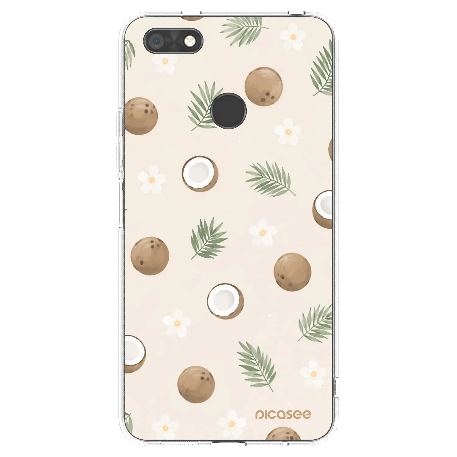 Picasee husă transparentă din silicon pentru Huawei P9 Lite Mini - Coconut Breeze