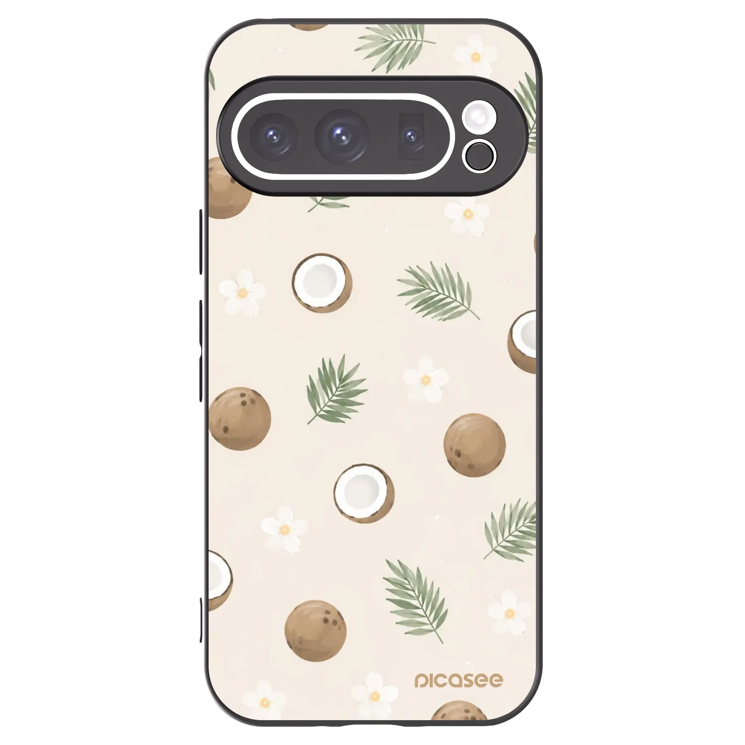 Picasee husă neagră din silicon pentru Google Pixel 9 Pro - Coconut Breeze