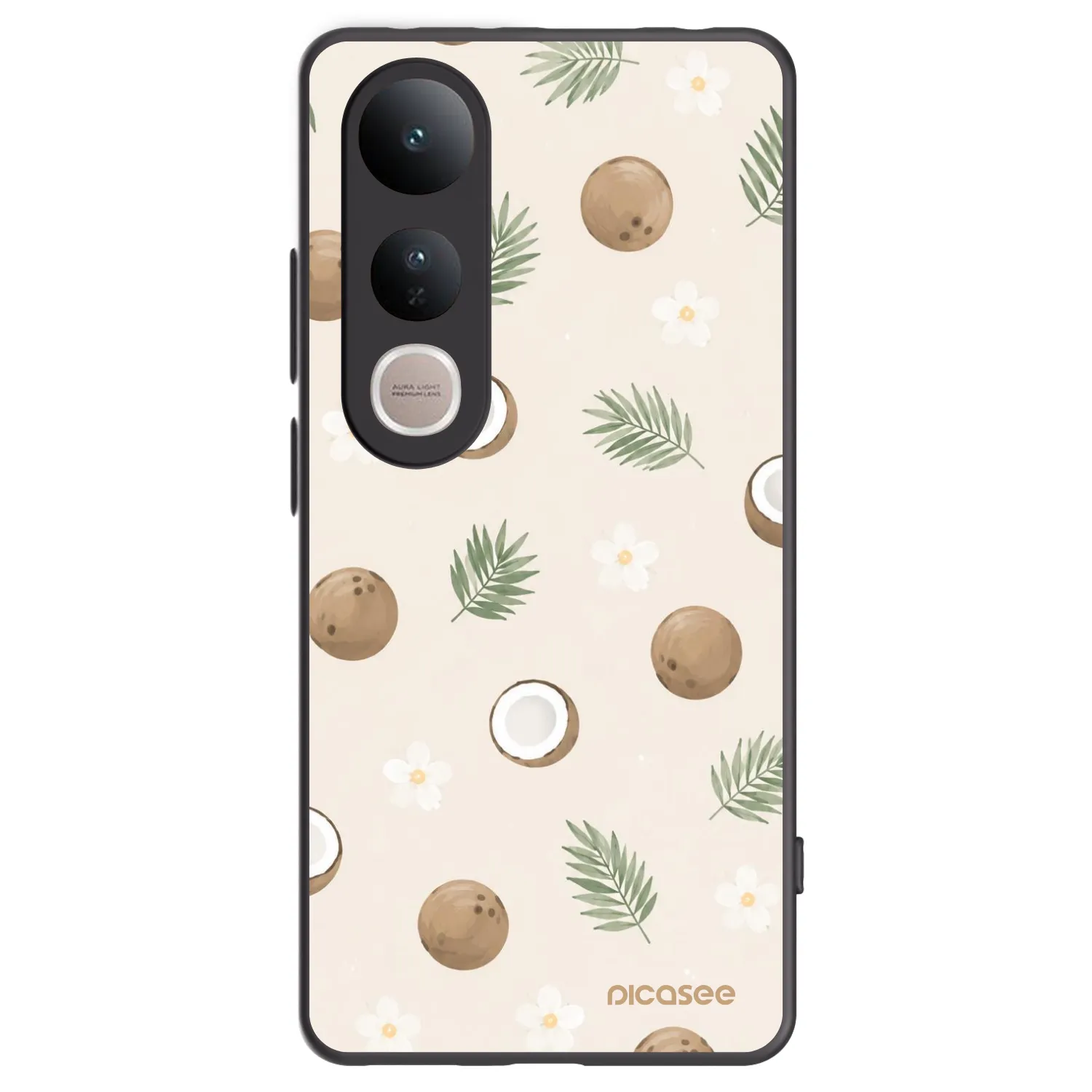 Picasee husă neagră din silicon pentru Vivo V50 Lite 5G - Coconut Breeze