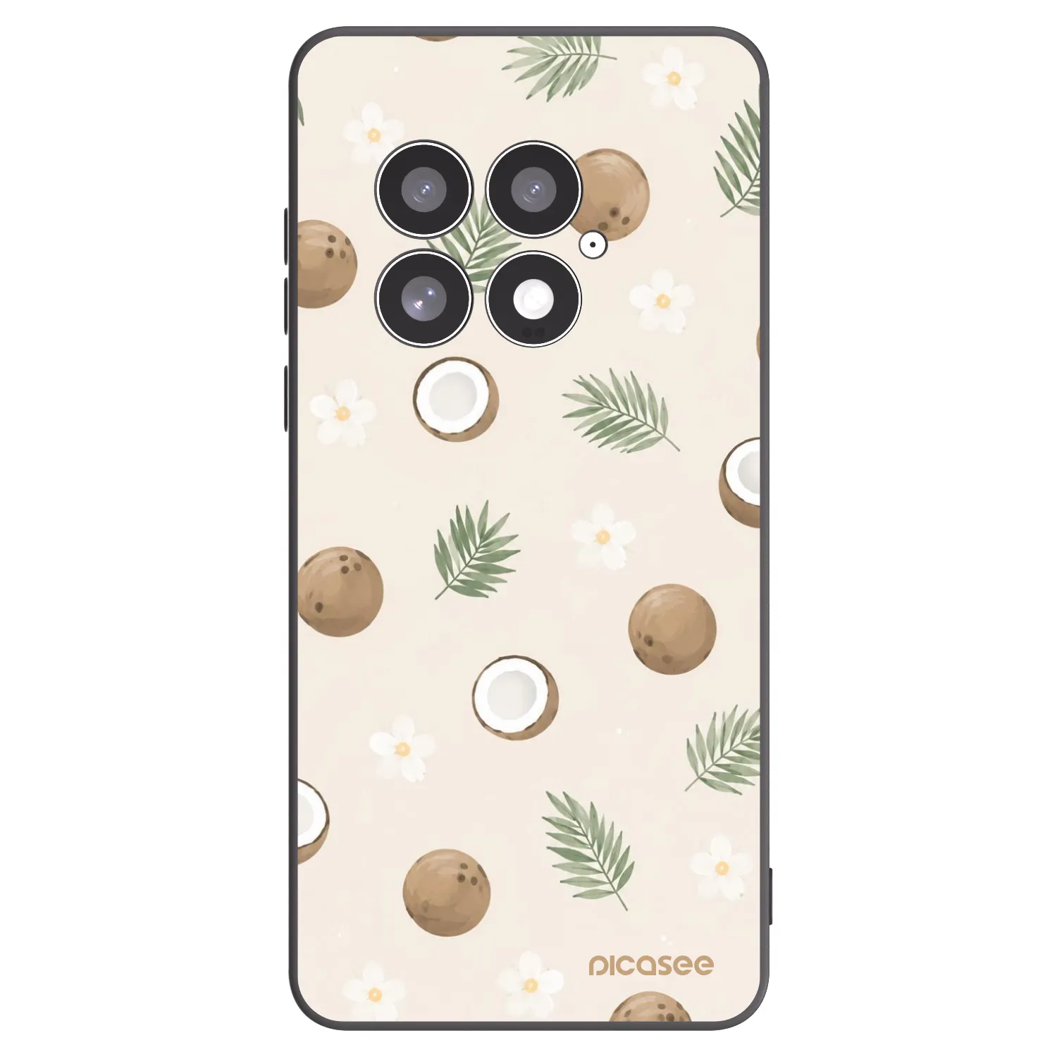 Picasee husă neagră din silicon pentru OnePlus 13 5G - Coconut Breeze