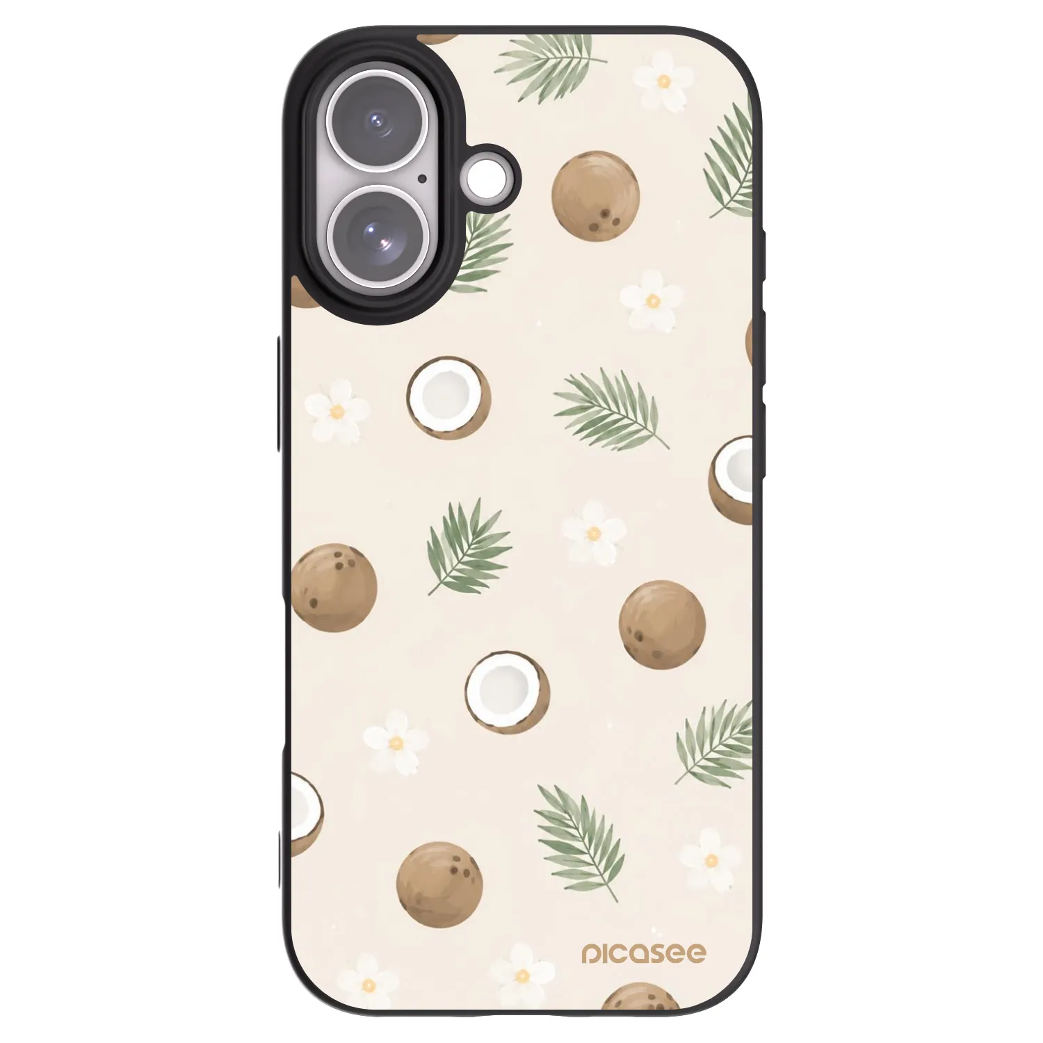 Picasee husă neagră din silicon pentru Apple iPhone 17 - Coconut Breeze